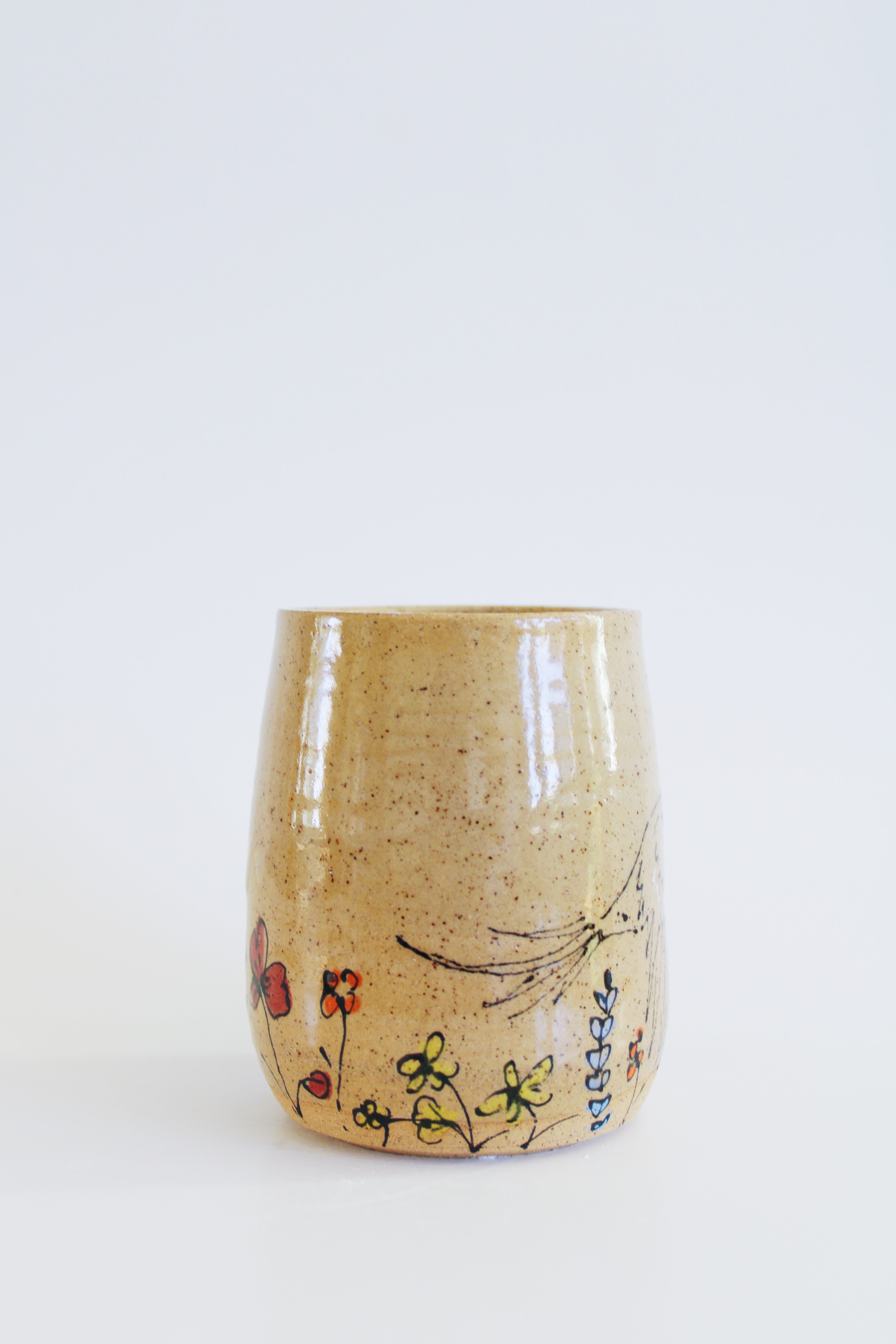 Sparrows & Wildflowers Thumbler 856
