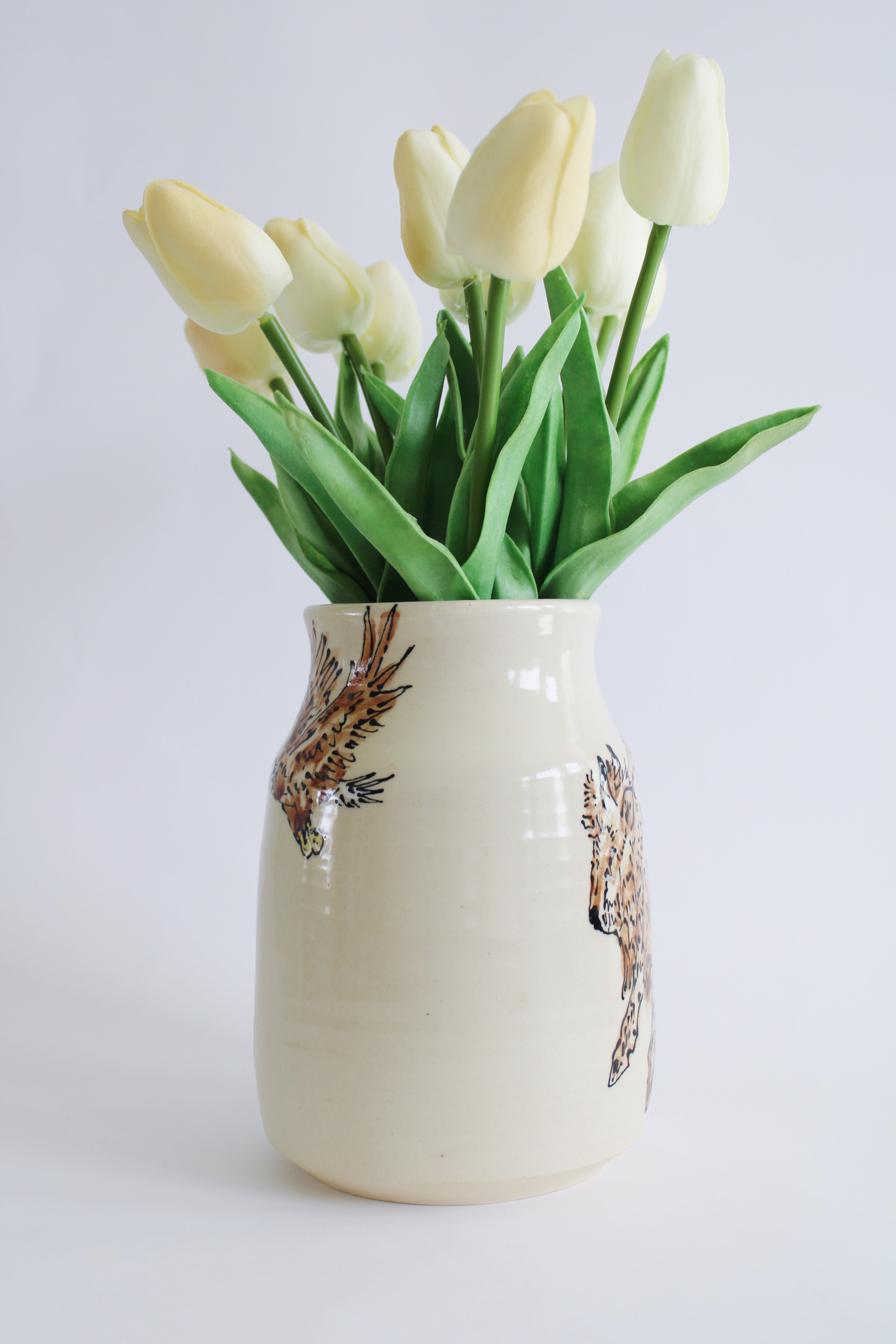 Bison and Eagle Vase 683
