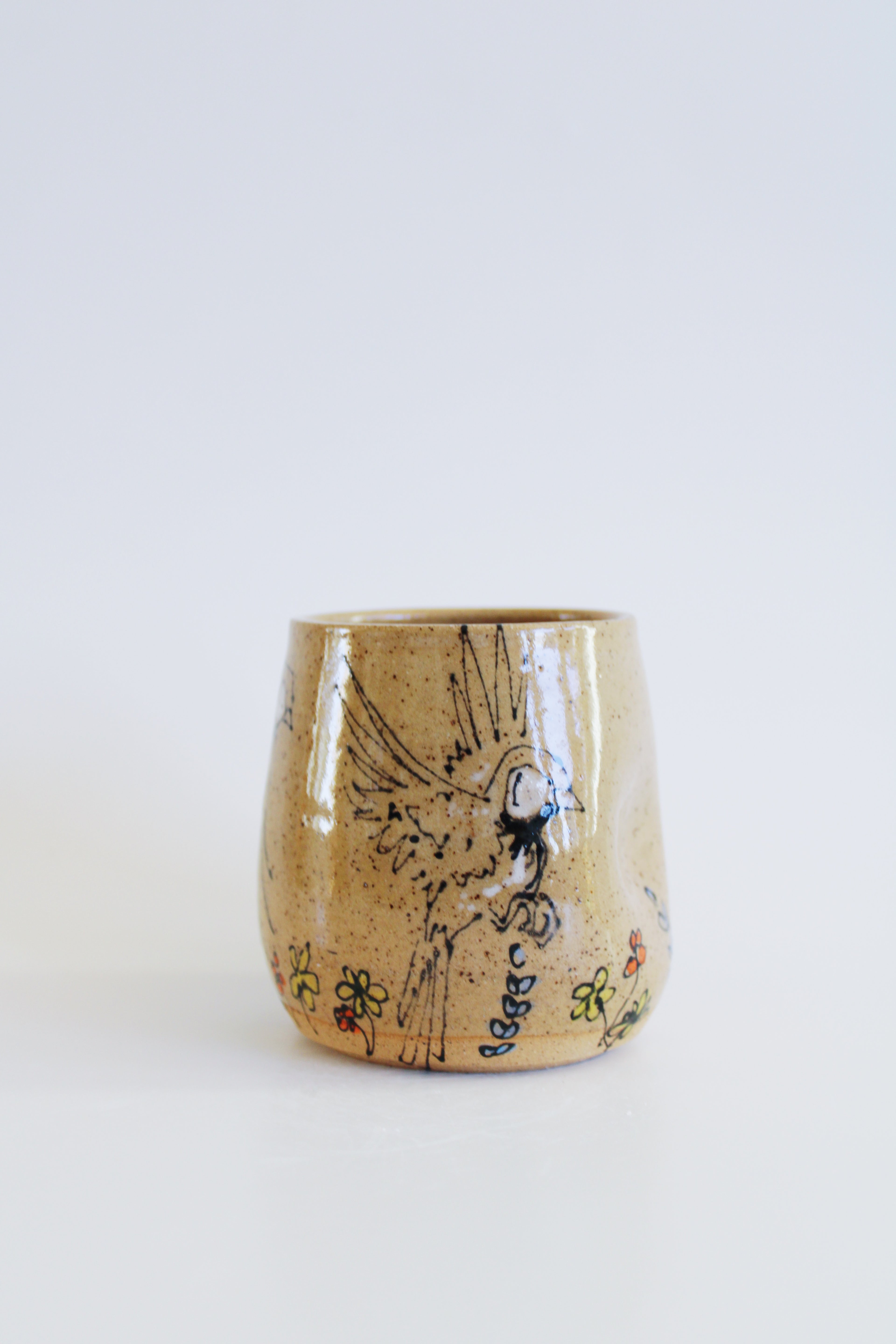 Sparrows & Wildflowers Thumbler 857