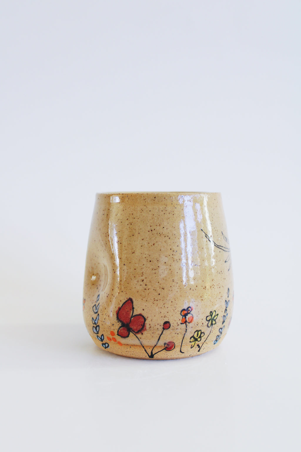 Sparrows & Wildflowers Thumbler 857
