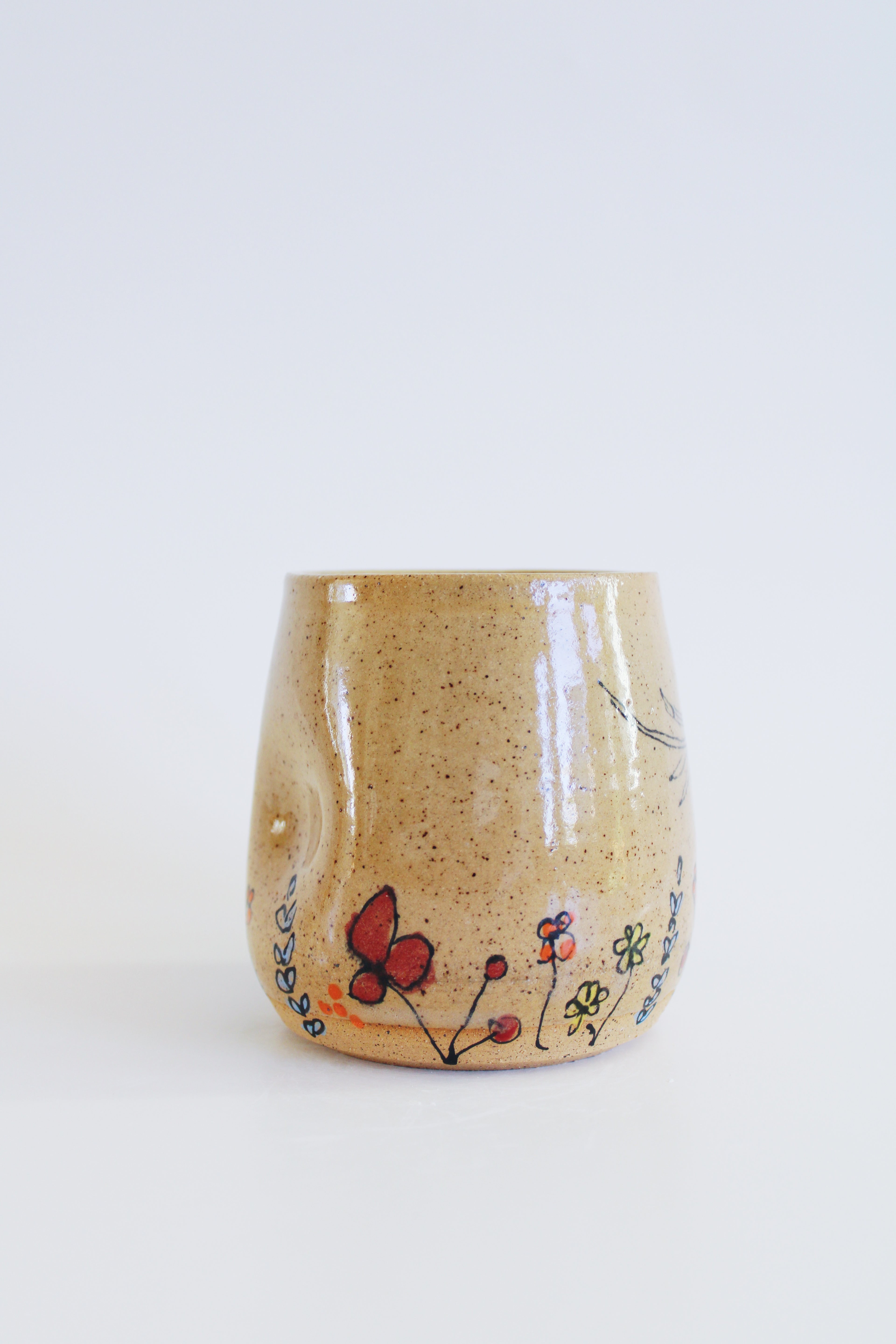 Sparrows & Wildflowers Thumbler 857