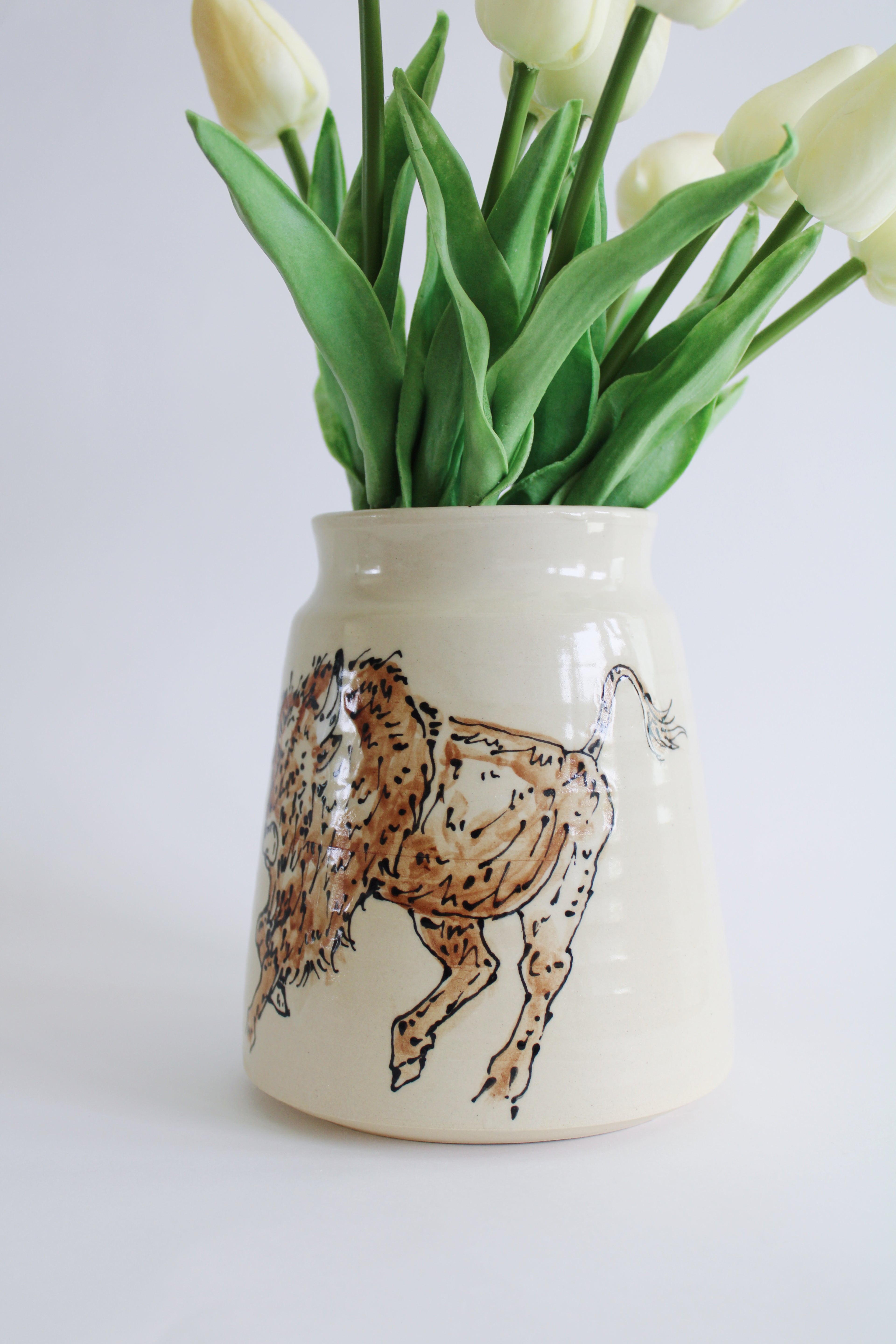Bison and Eagle Vase 687
