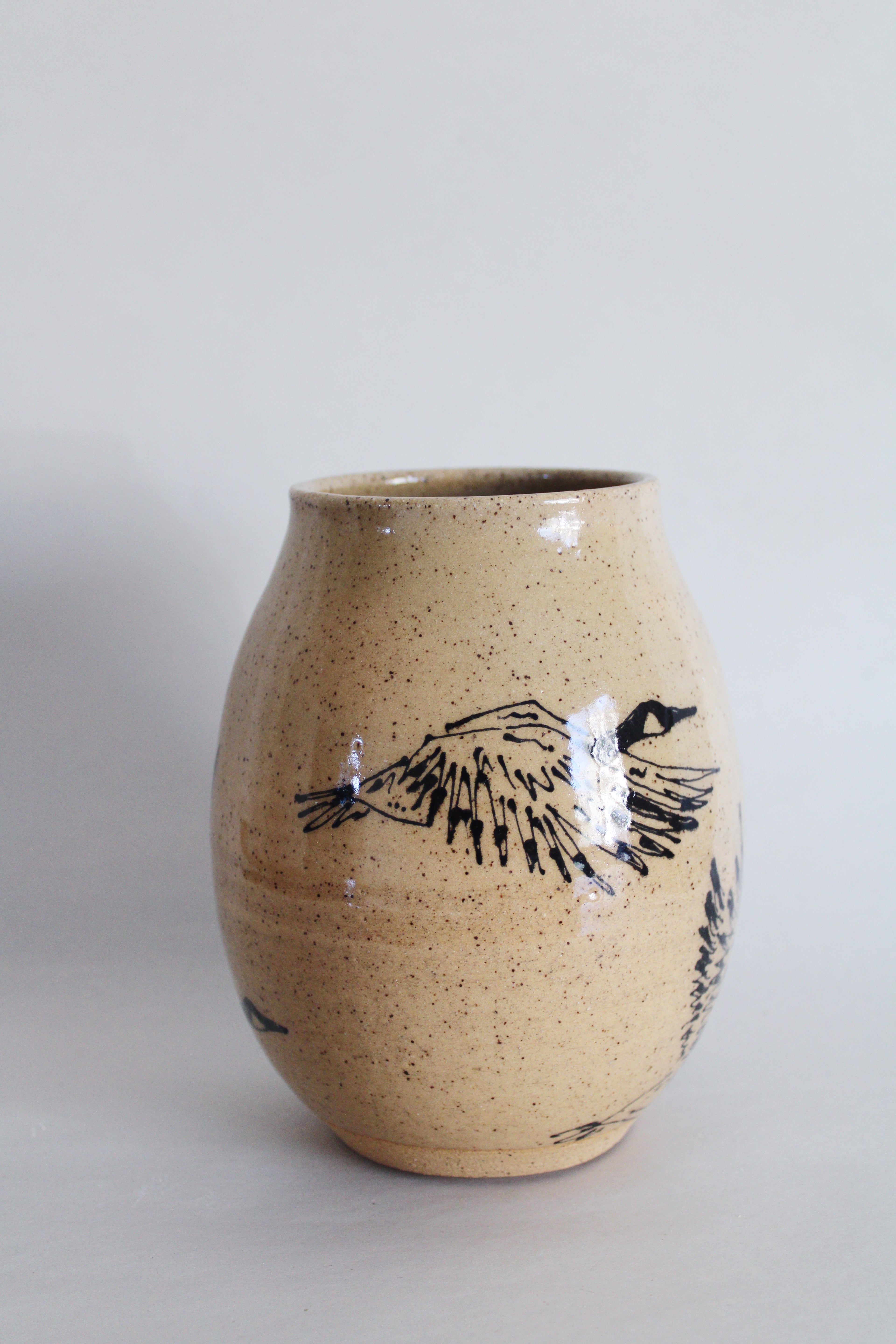 Canada Geese Vase 521