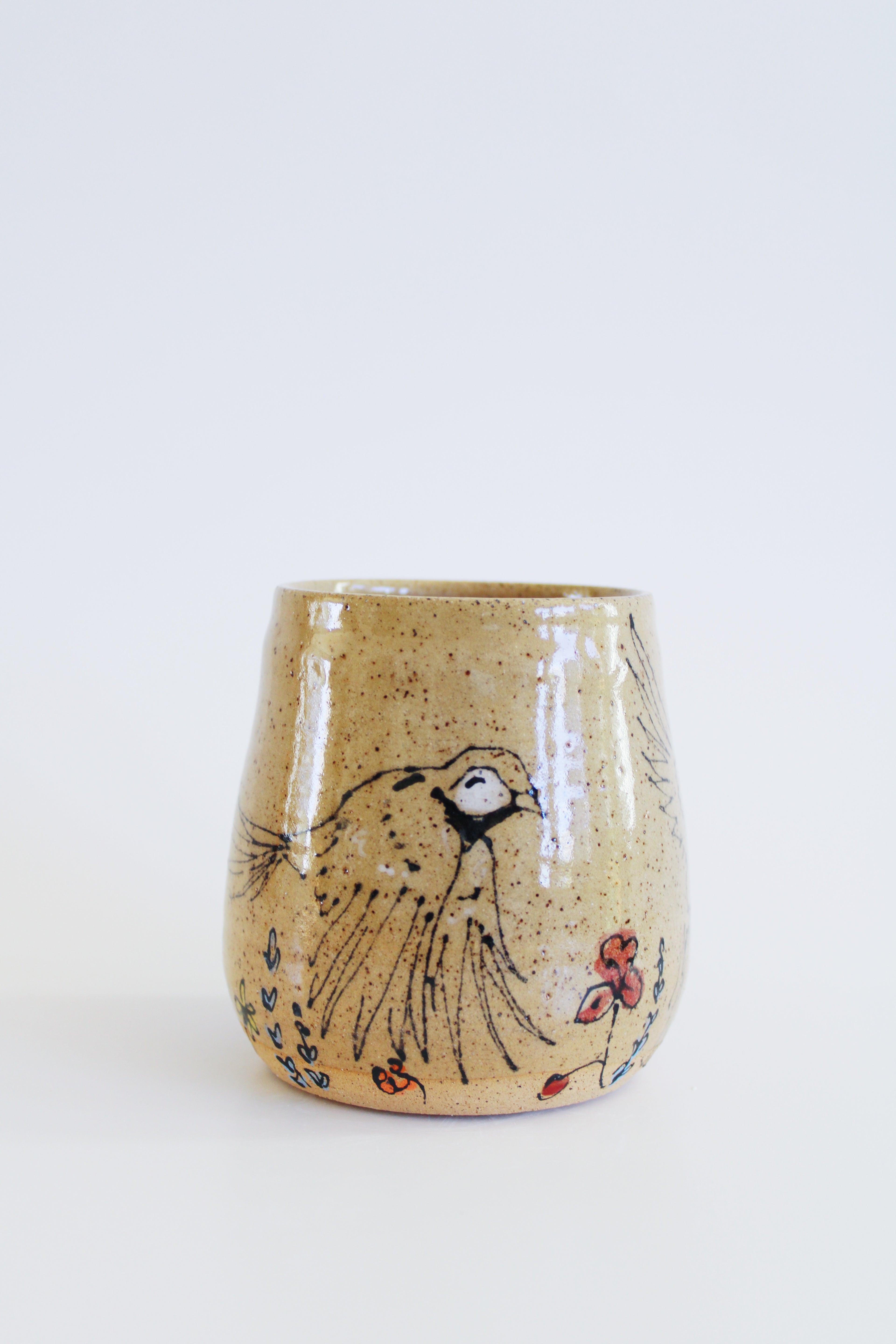Sparrows & Wildflowers Thumbler 858