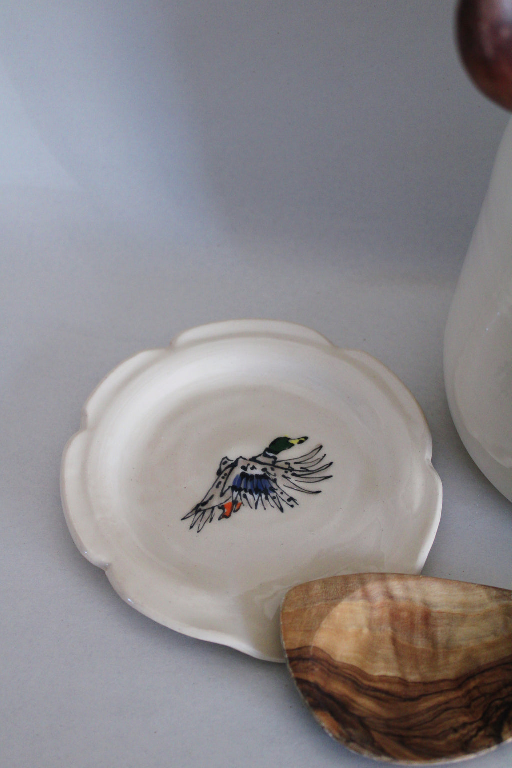 Mallard Duck Utensil Holder & Spoon Rest Set 510