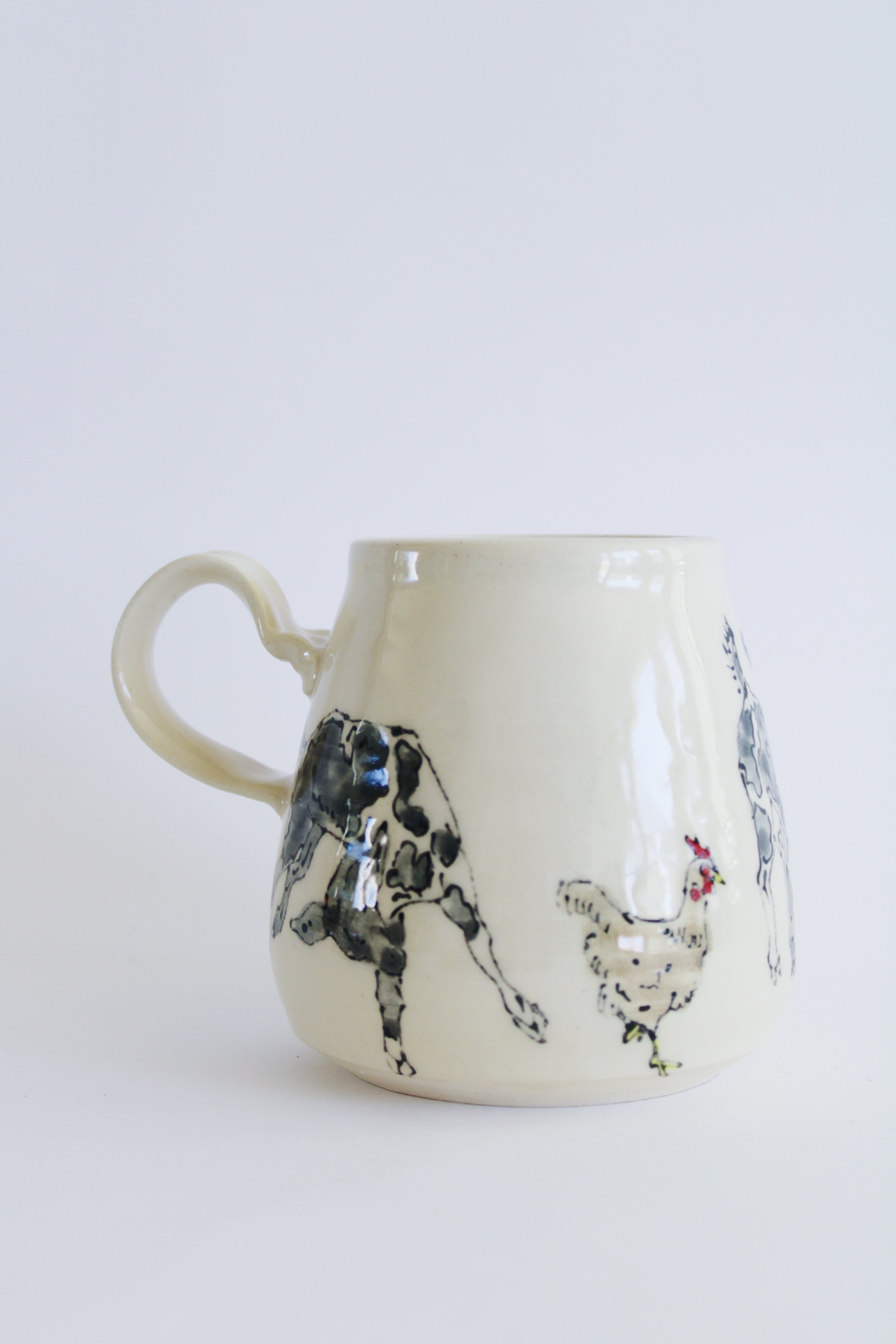 Goat and Chicken Mug 791