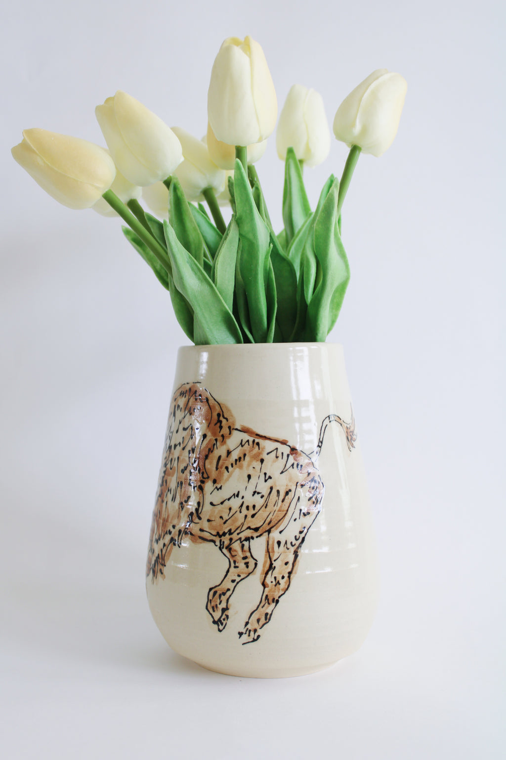 Bison and Eagle Vase 684