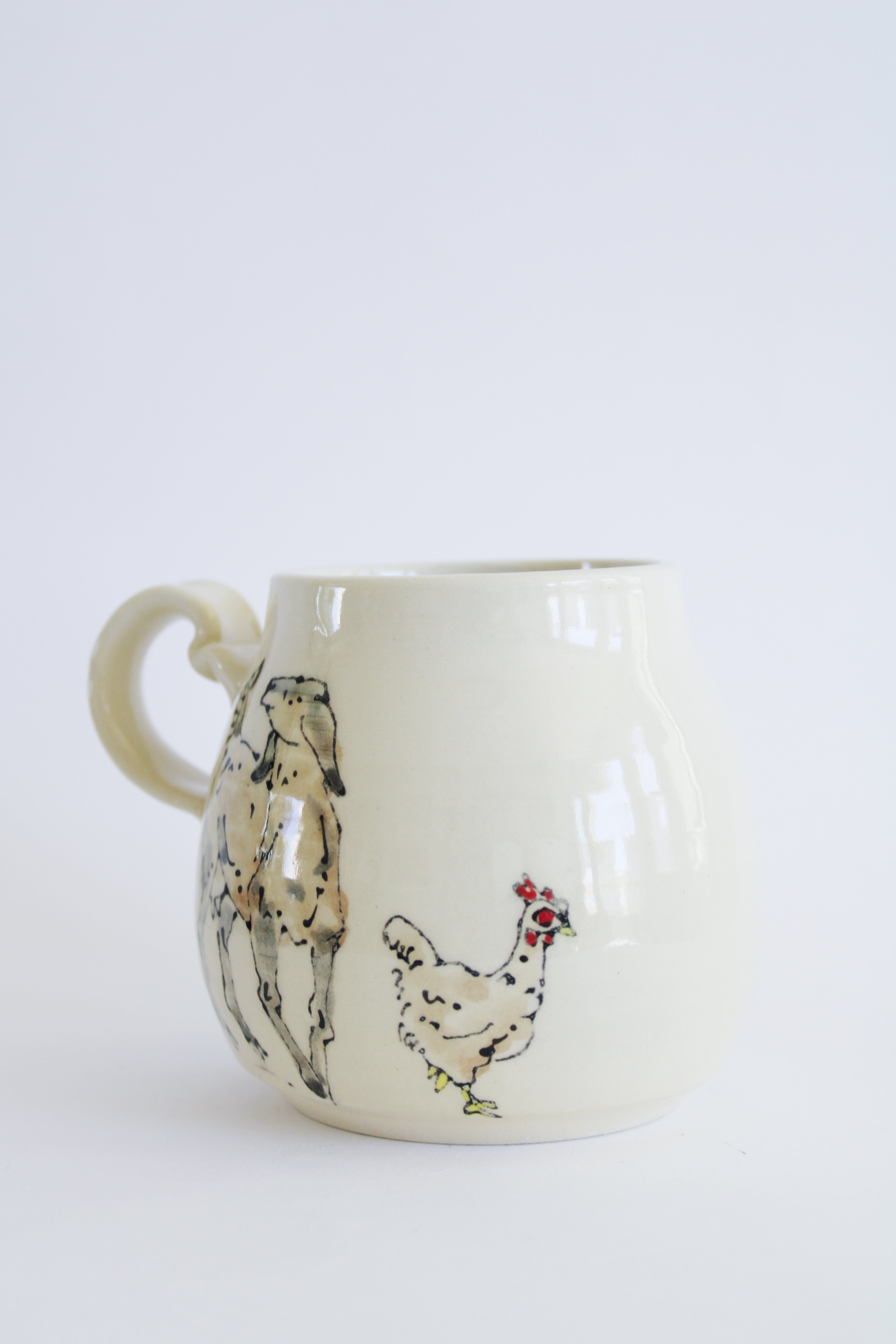 Goat and Chicken Mug 790