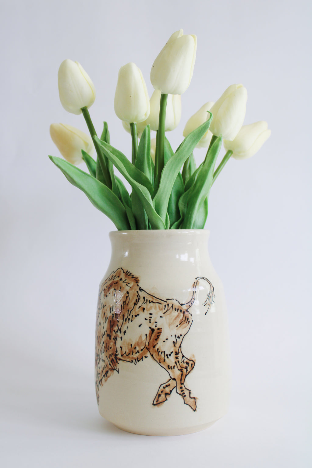 Bison and Eagle Vase 683