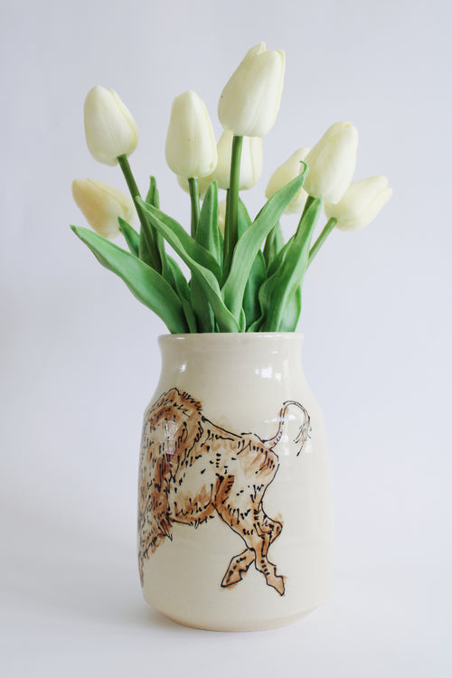Bison and Eagle Vase 683