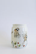 Sparrows & Wildflowers Vase 865