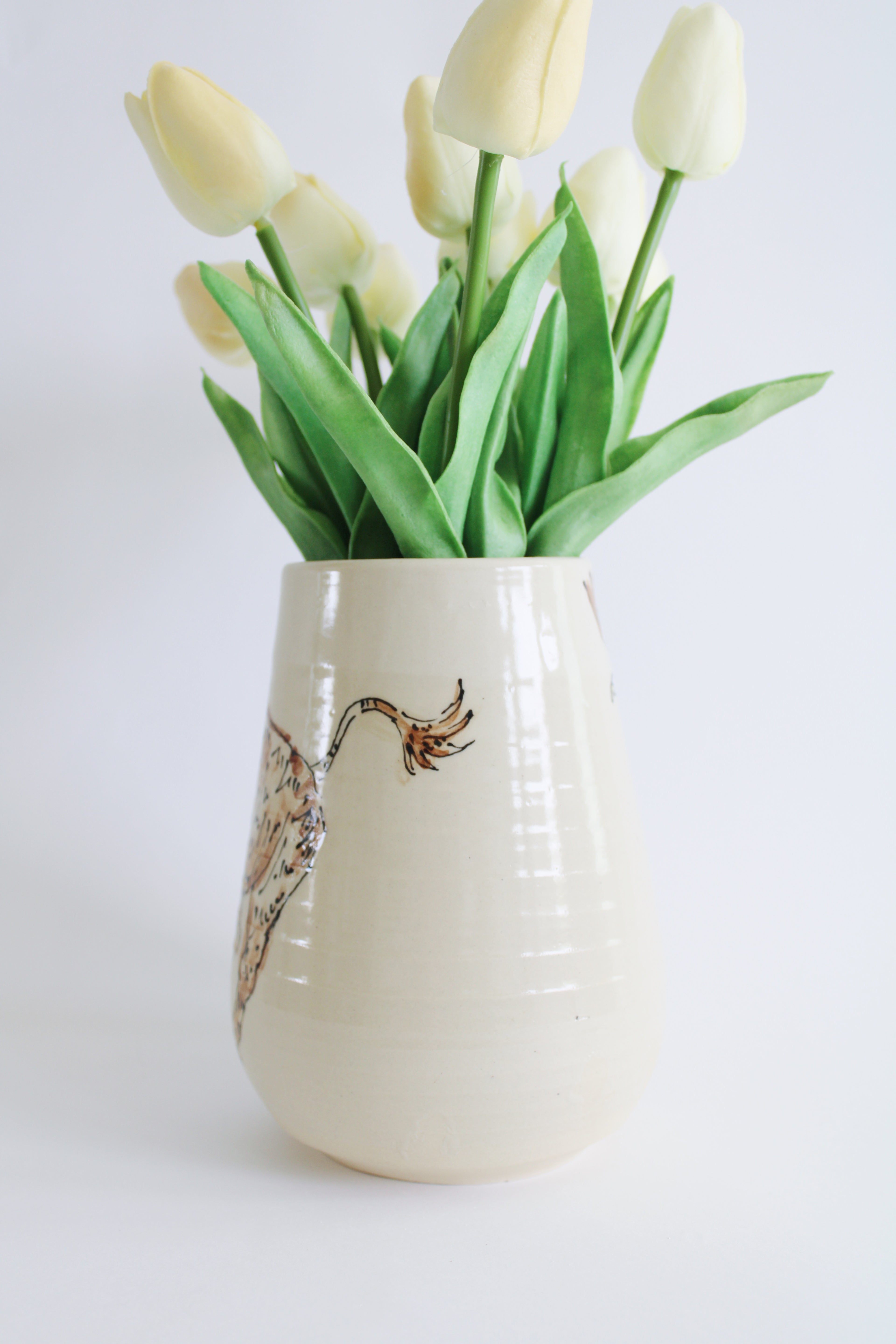 Bison and Eagle Vase 684