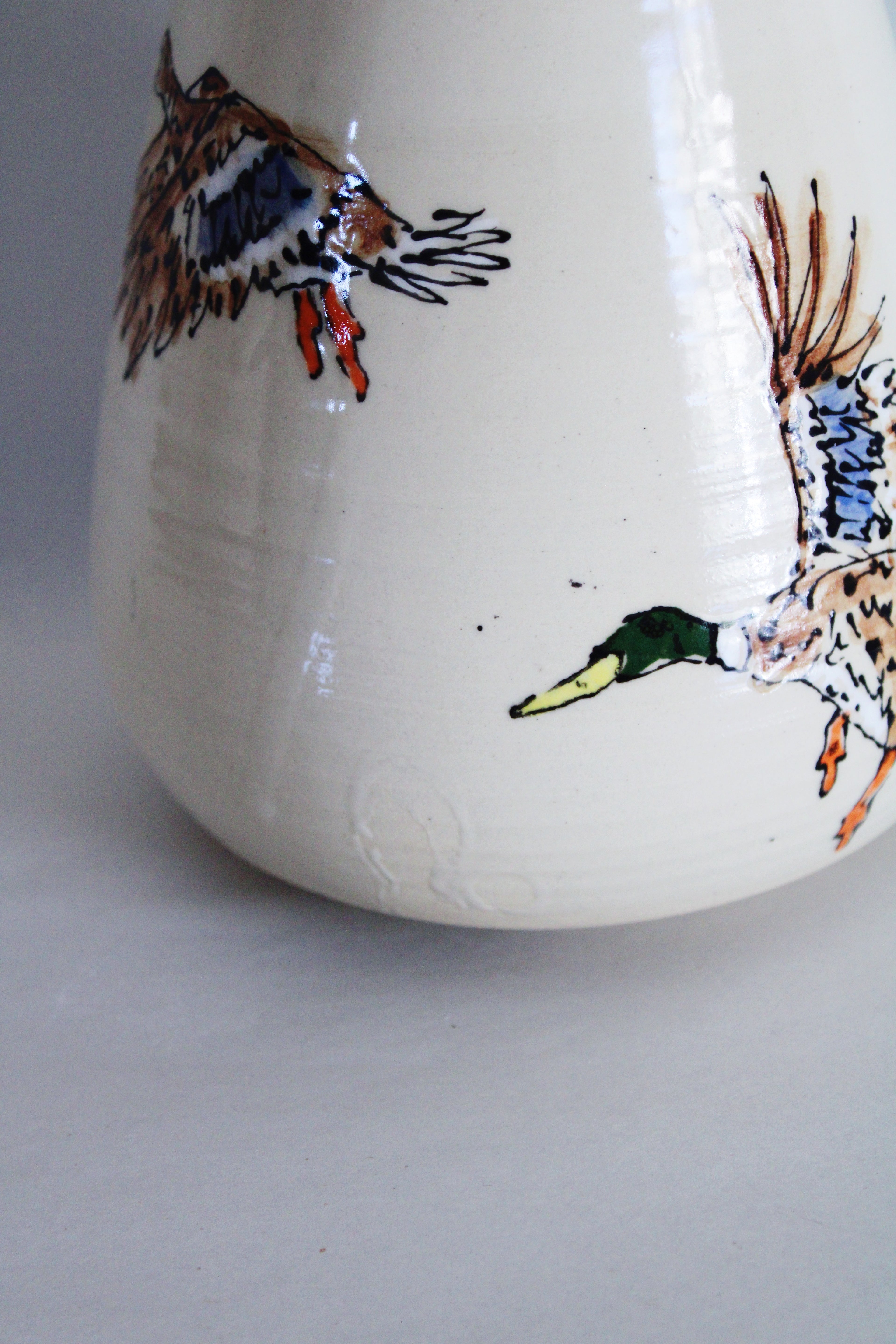 DISCOUNTED Mallard Duck Vase 519