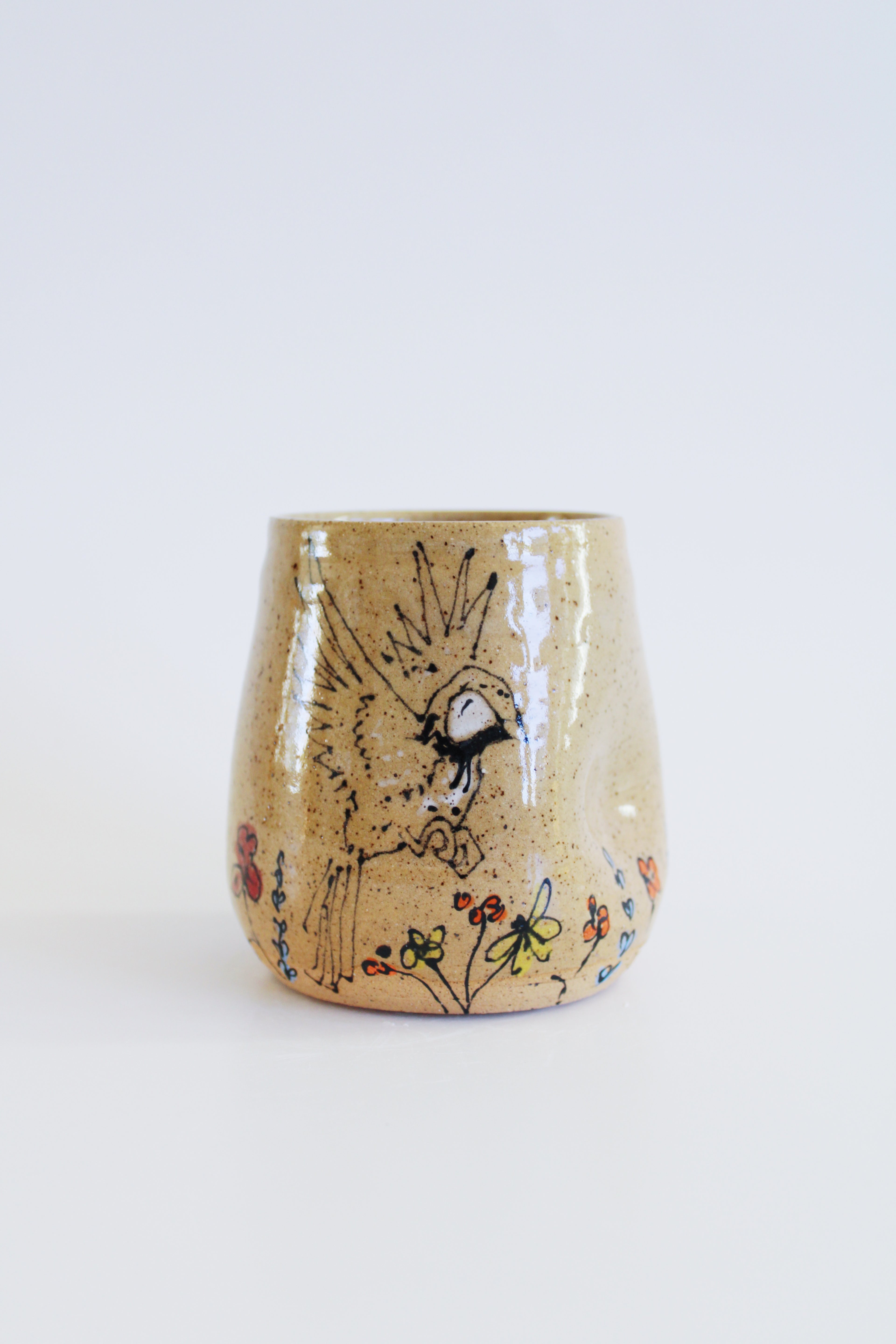 Sparrows & Wildflowers Thumbler 858