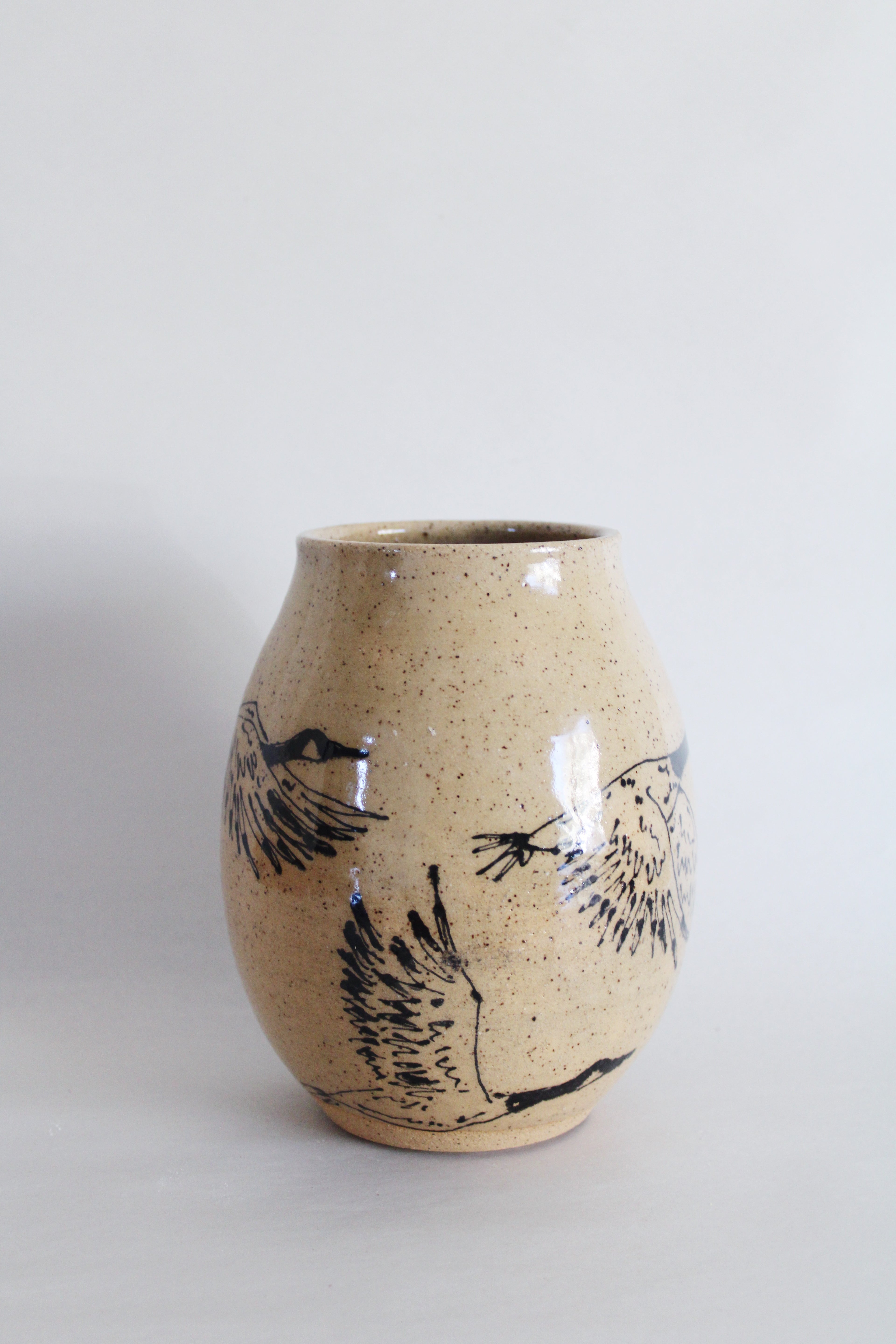 Canada Geese Vase 521