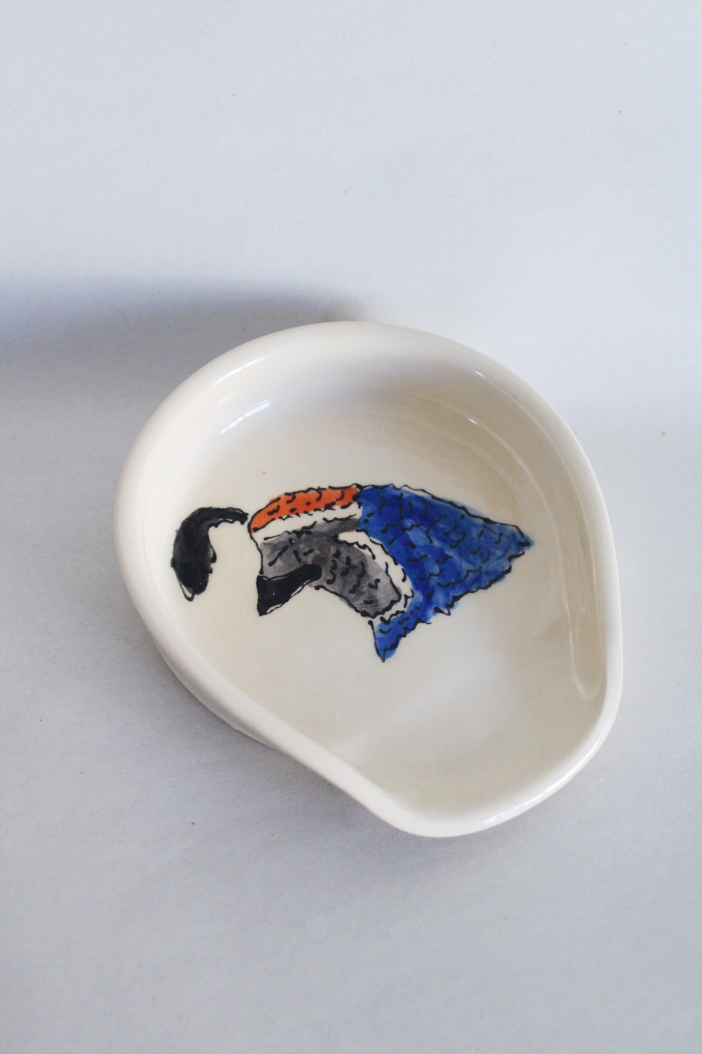 DISCOUNTED California Quail Spoon Rest 589