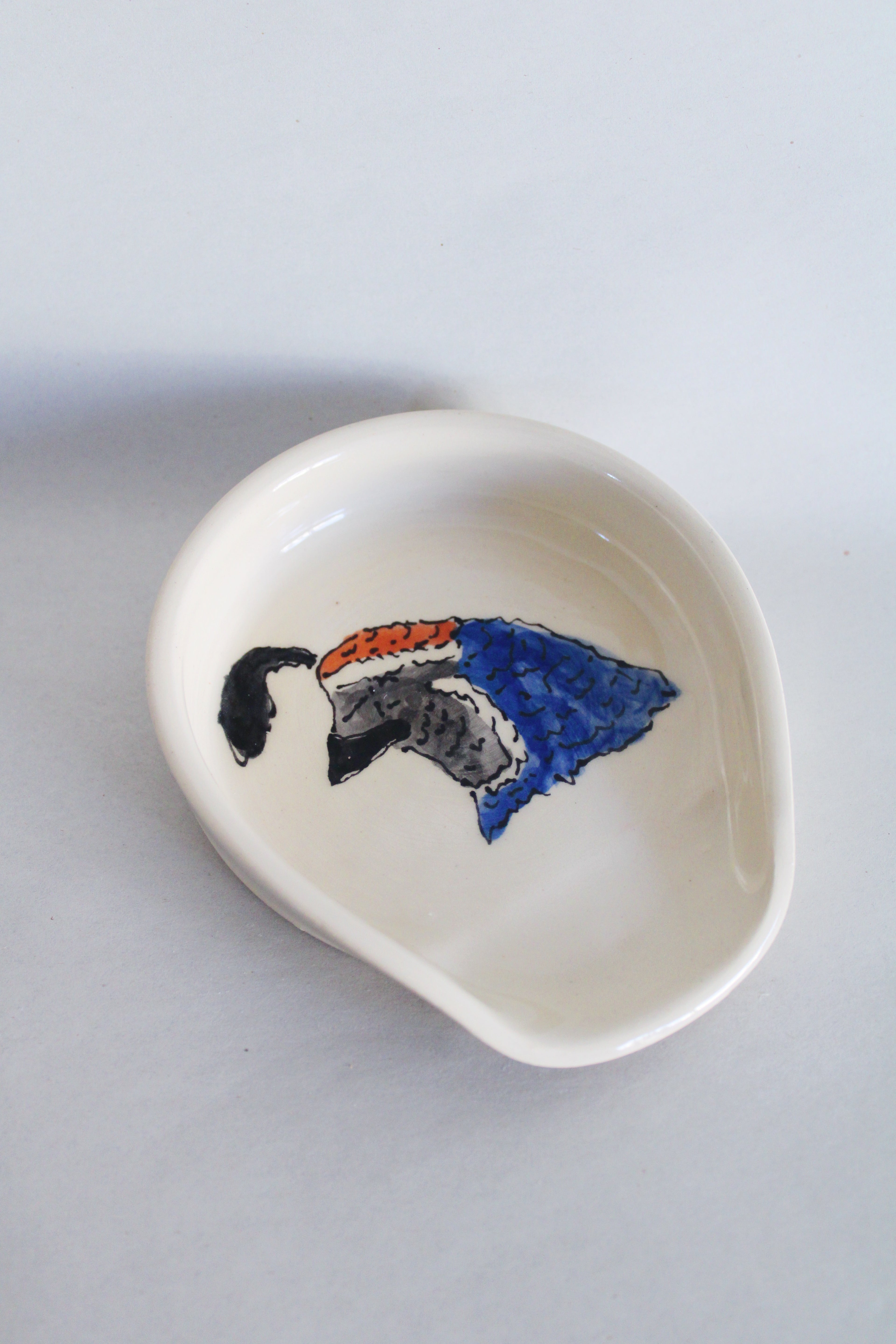 DISCOUNTED California Quail Spoon Rest 589