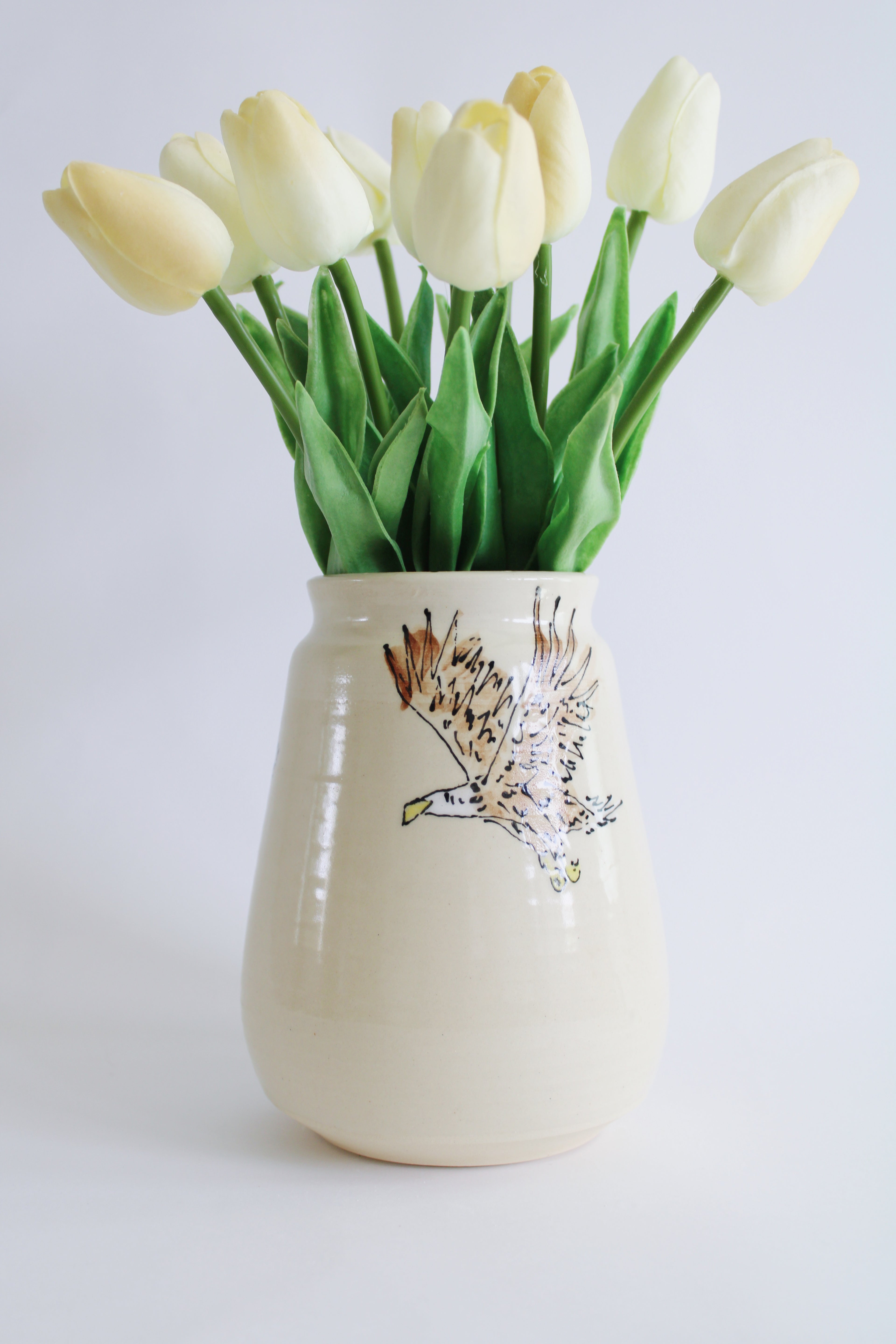Bison and Eagle Vase 685