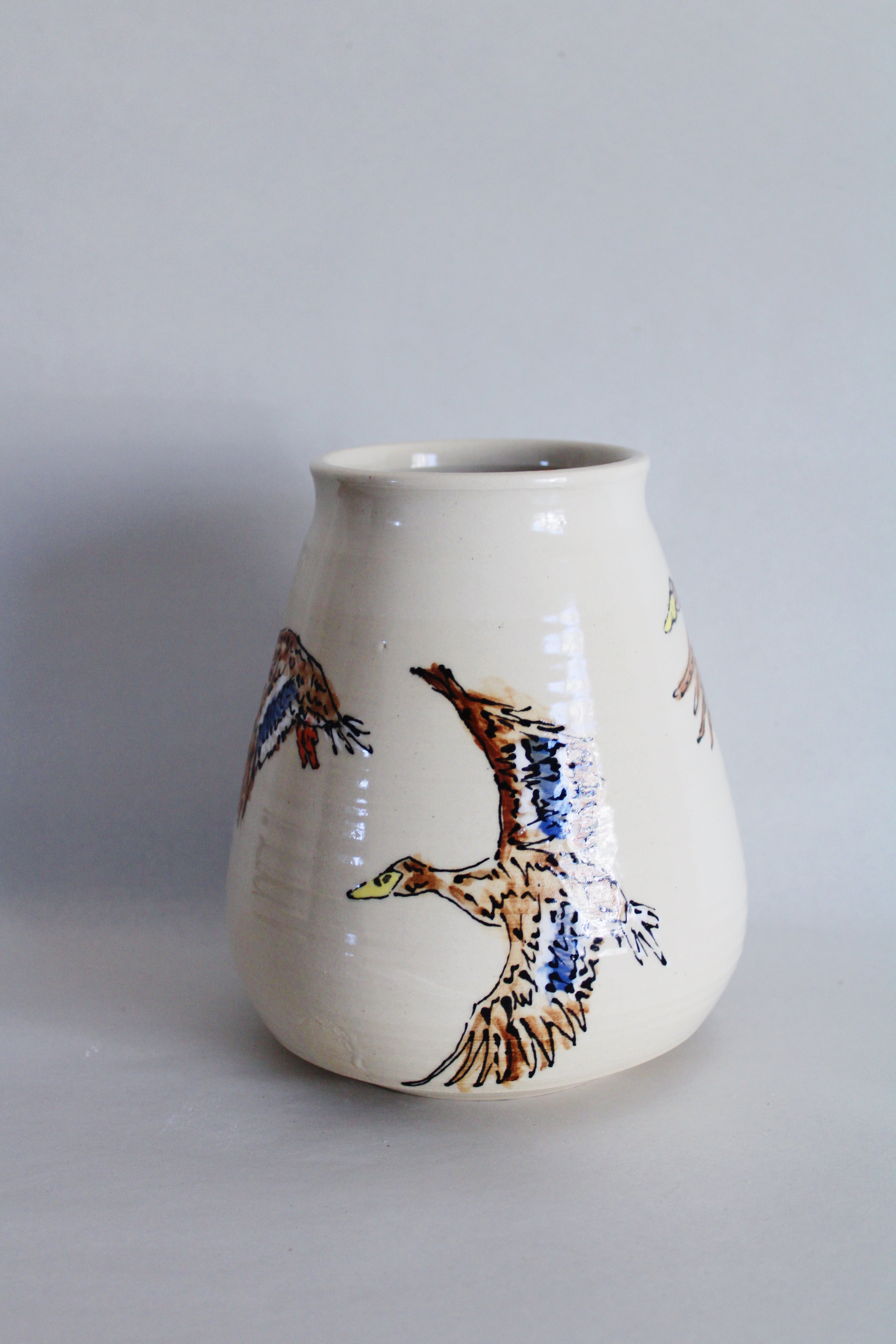 DISCOUNTED Mallard Duck Vase 519