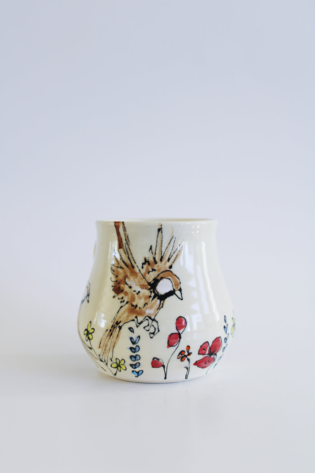 Sparrows & Wildflowers Mug 861