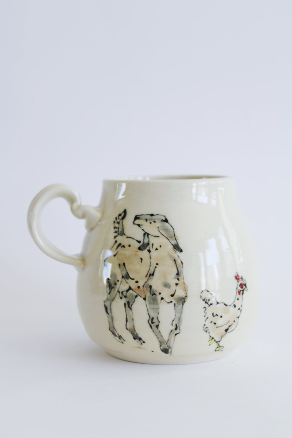 Goat and Chicken Mug 790