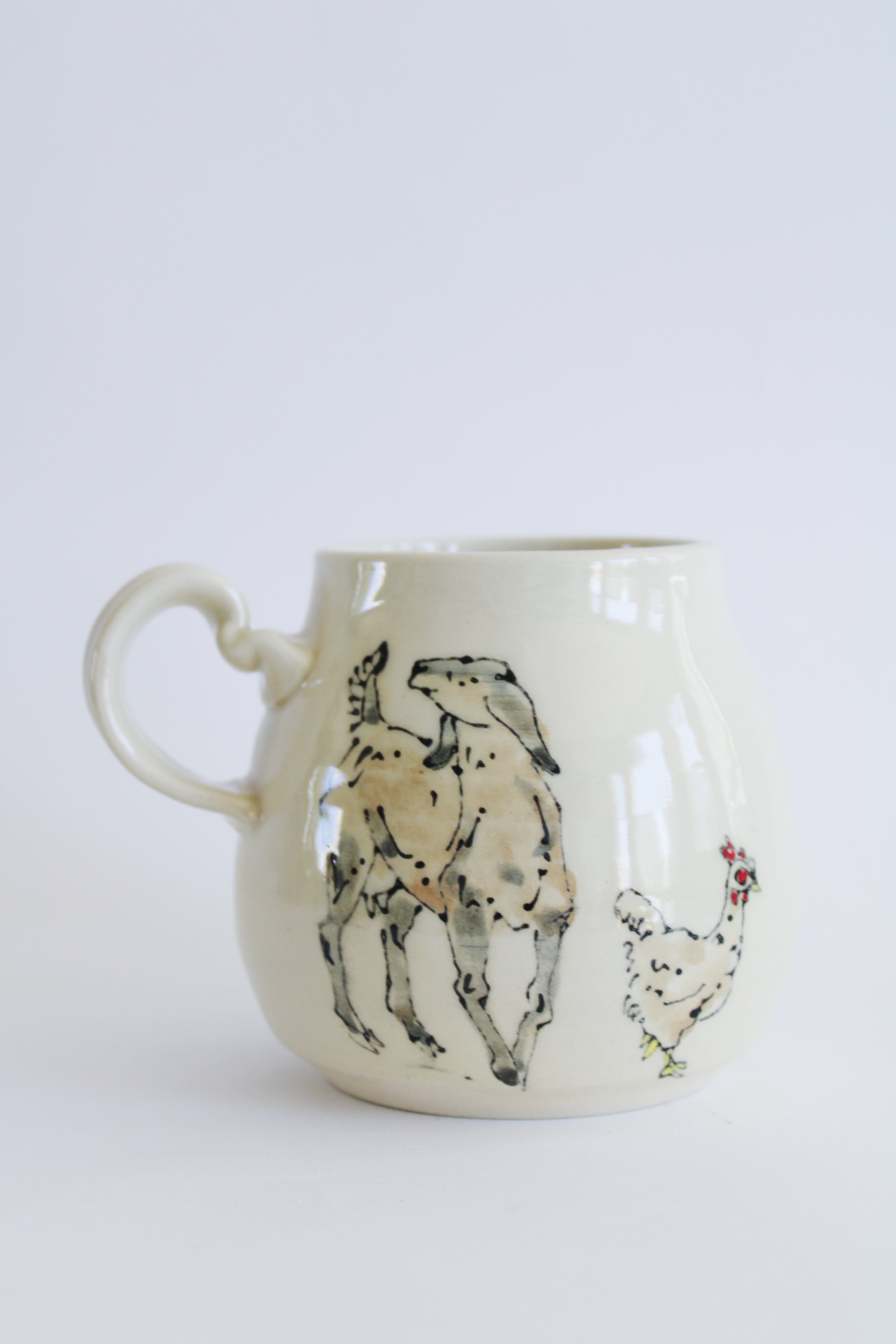 Goat and Chicken Mug 790