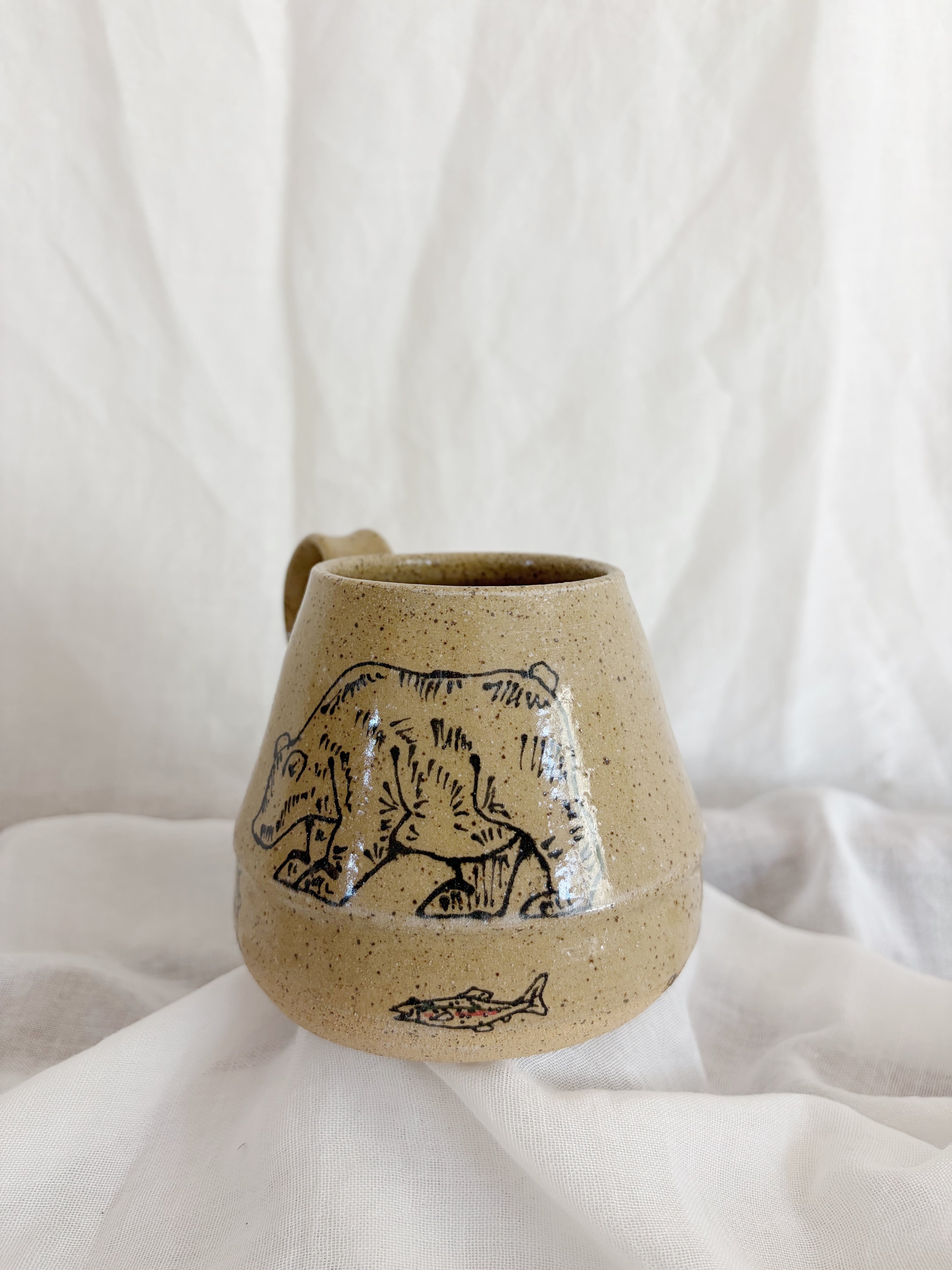 Bear and Trout Mug