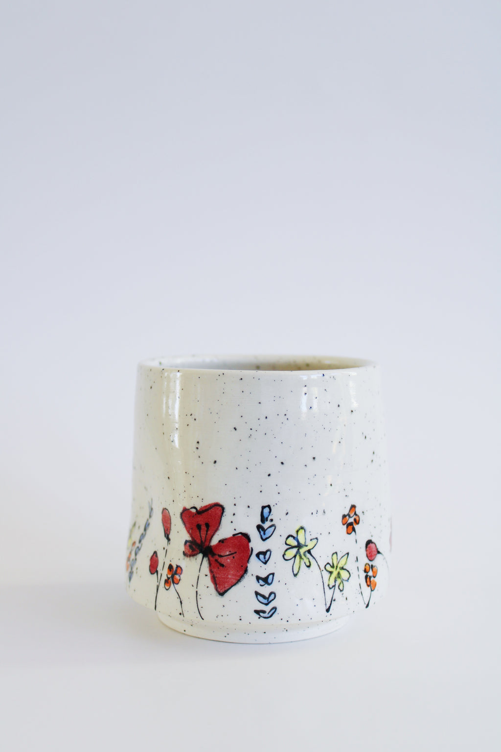 Sparrows & Wildflowers Crumple Cup 859