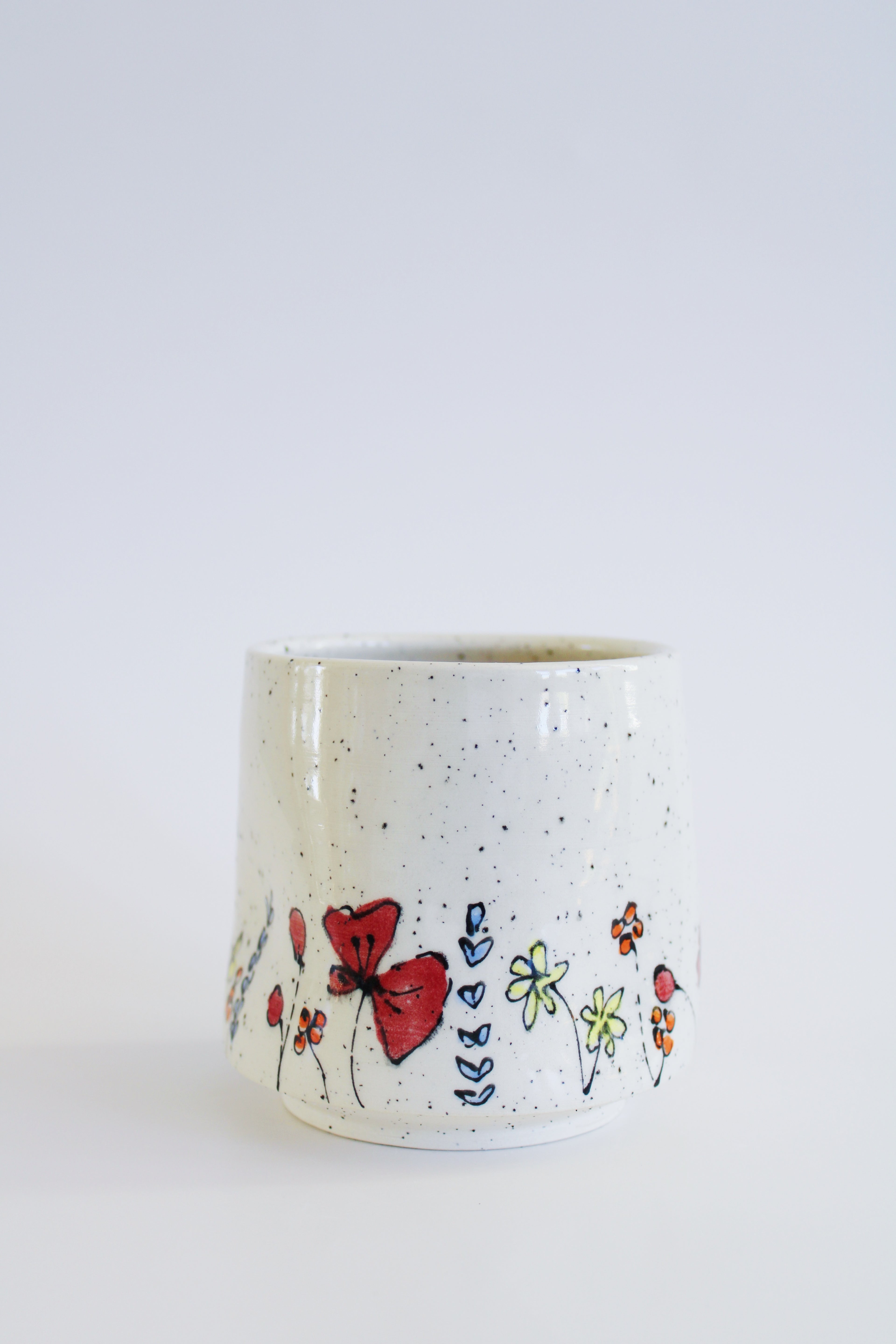 Sparrows & Wildflowers Crumple Cup 859