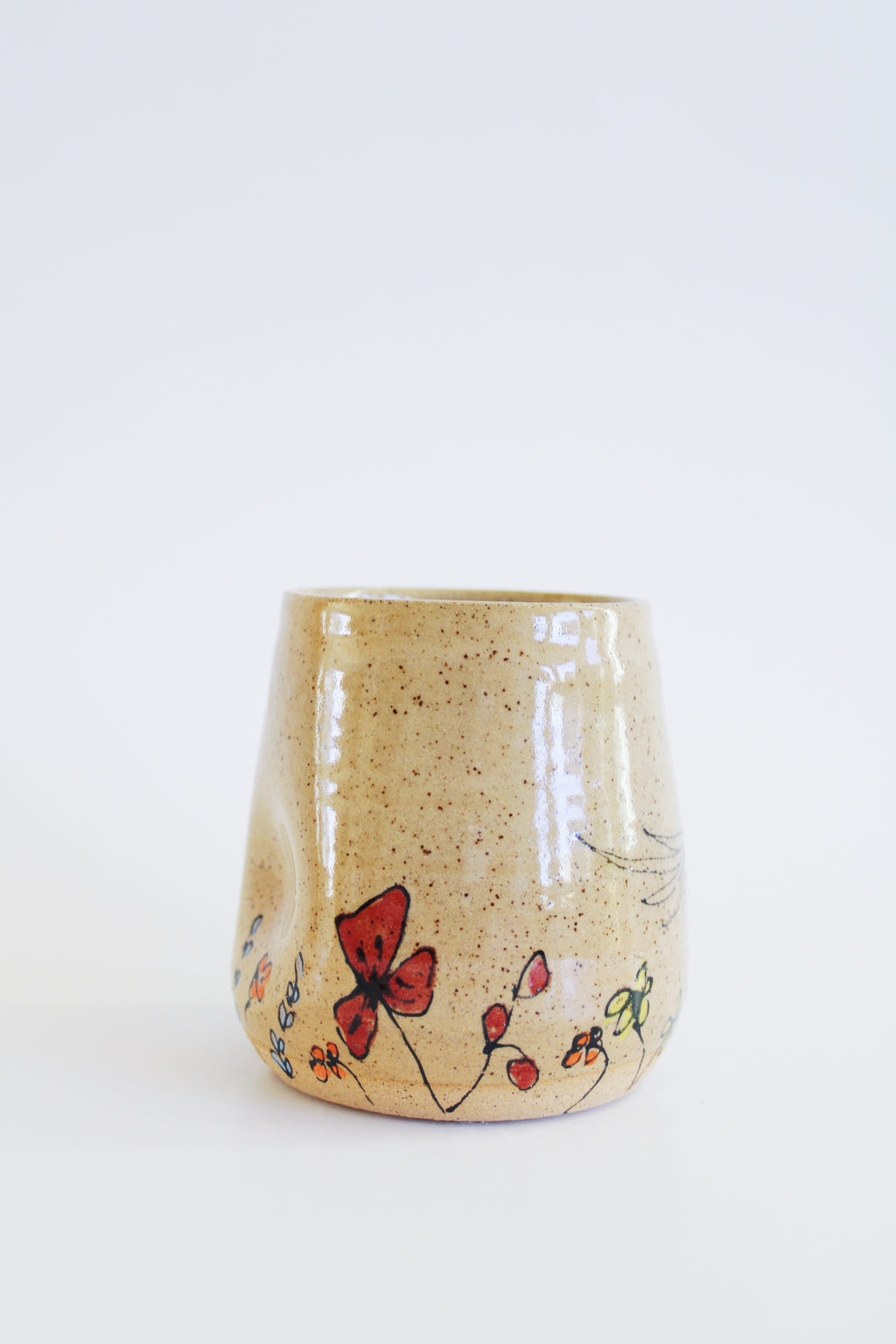 Sparrows & Wildflowers Thumbler 858