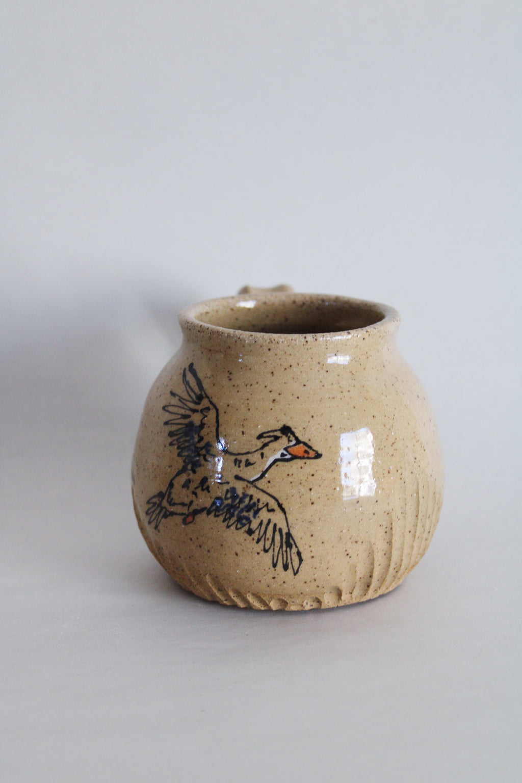 Textured Wood Duck Mug 527