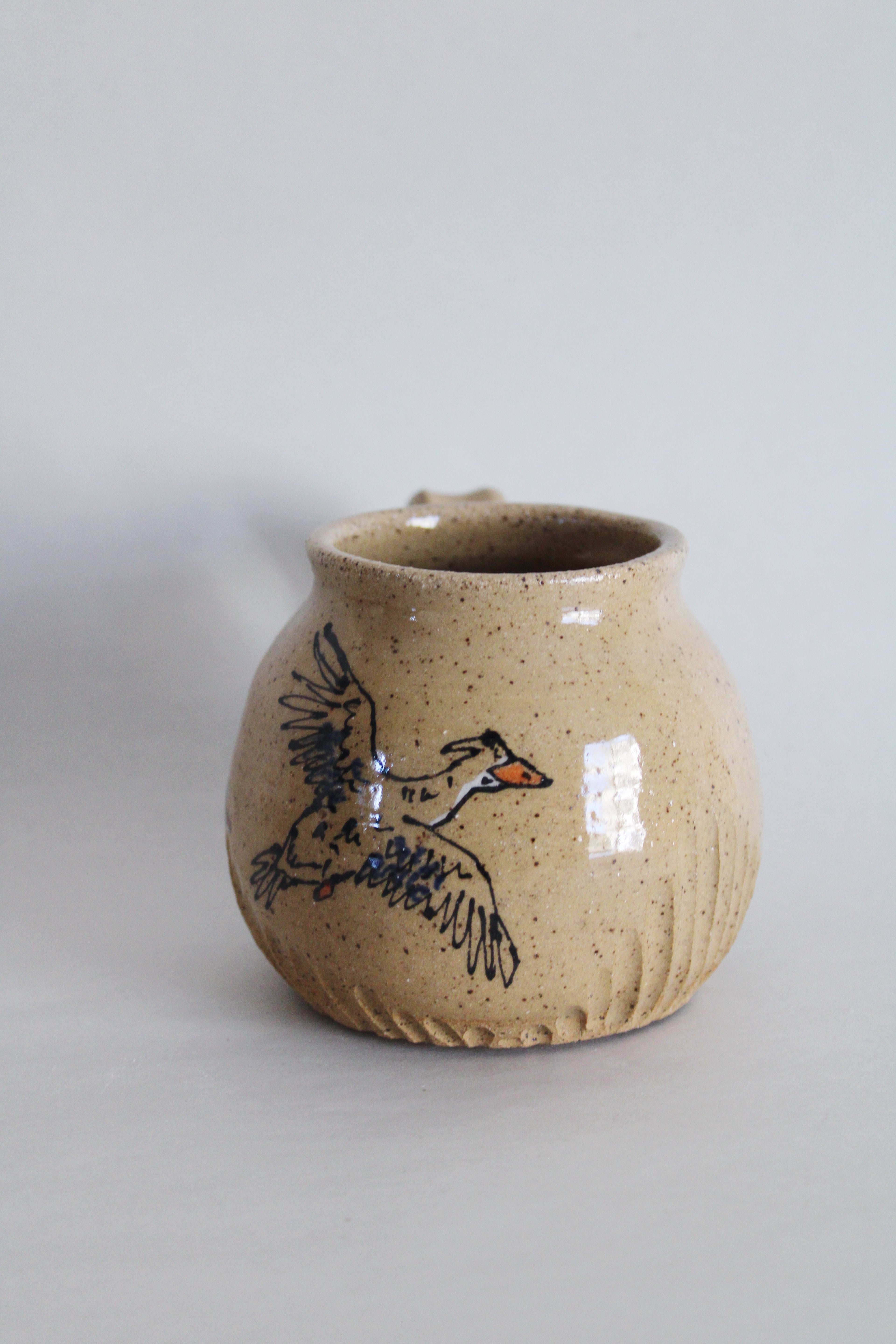 Textured Wood Duck Mug 527