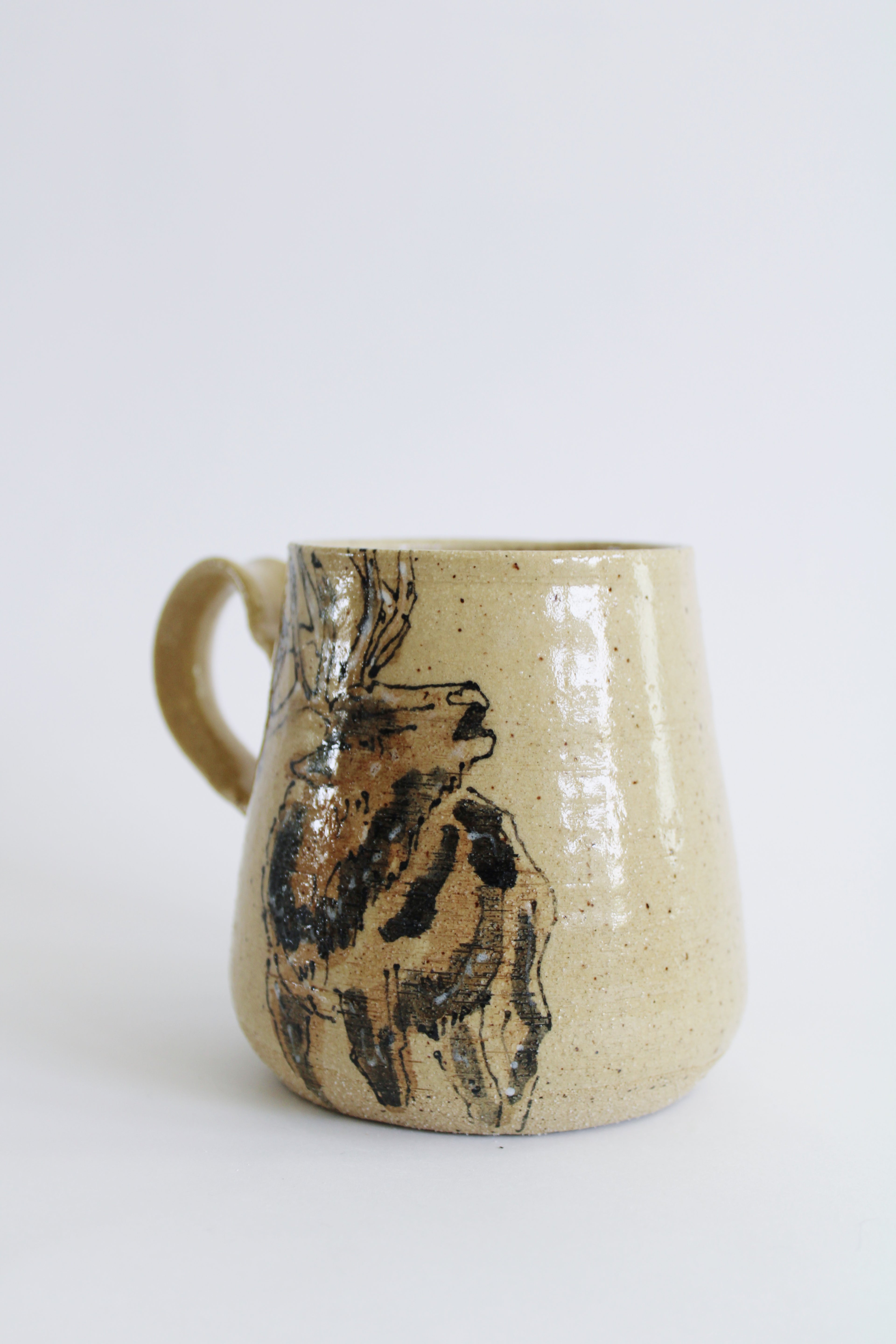 Elk and Eagle Mug 666