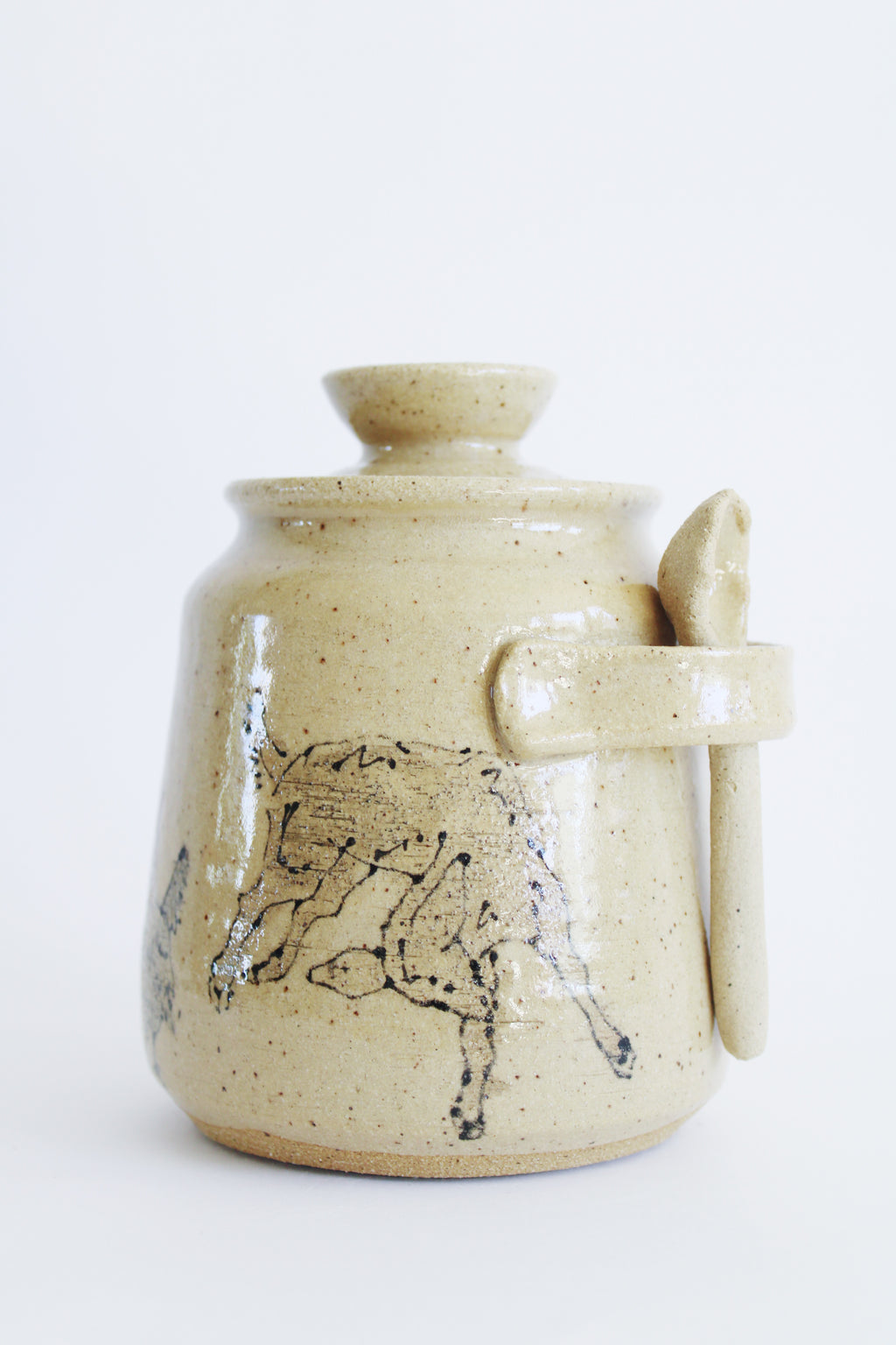 Goat and Chicken Jar 808
