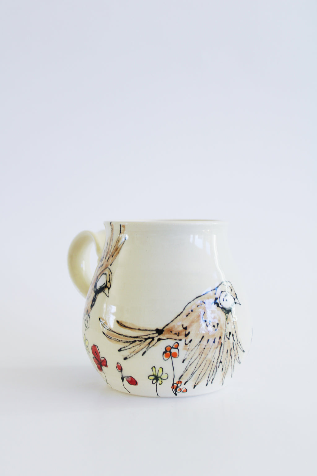Sparrows & Wildflowers Mug 860
