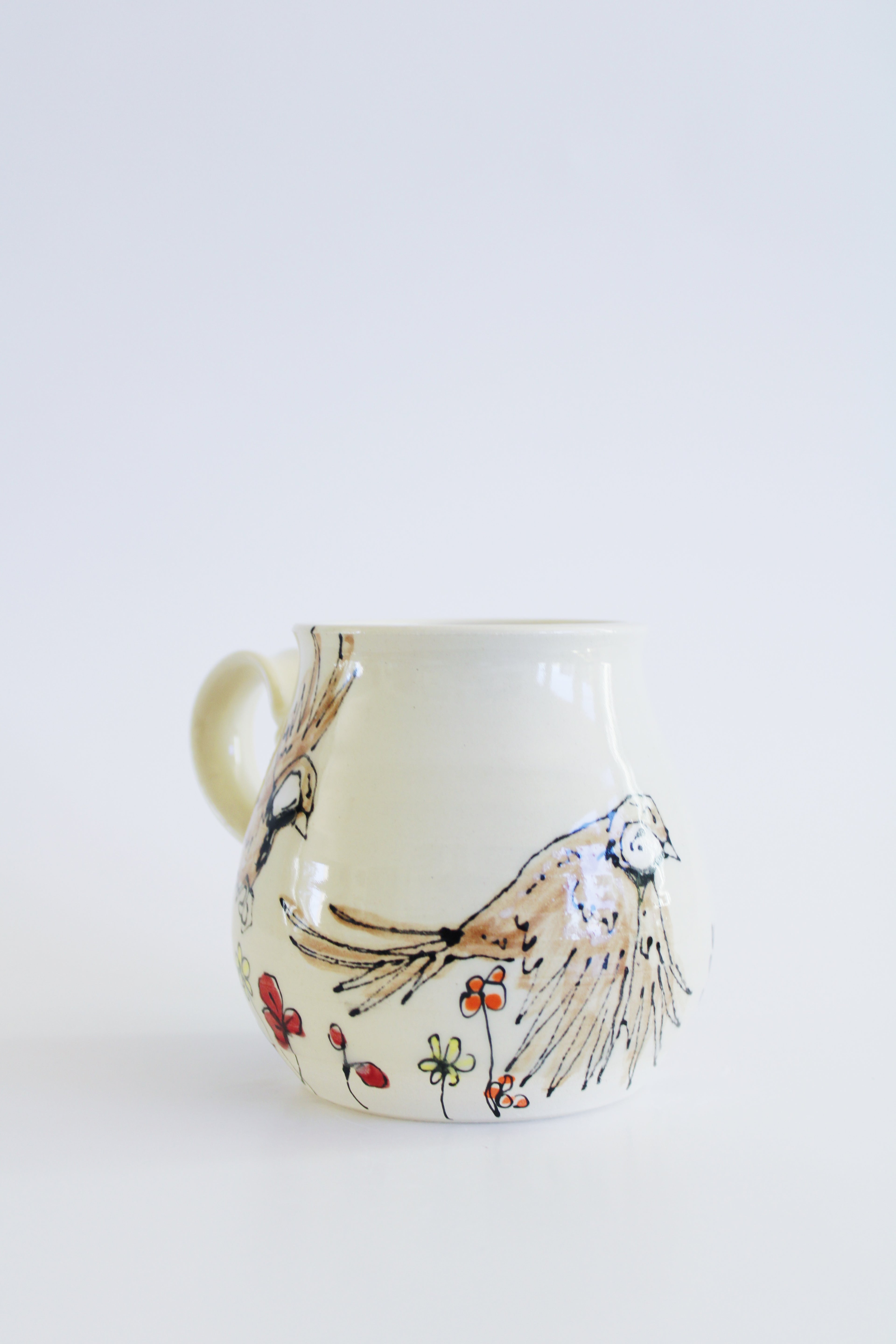 Sparrows & Wildflowers Mug 860