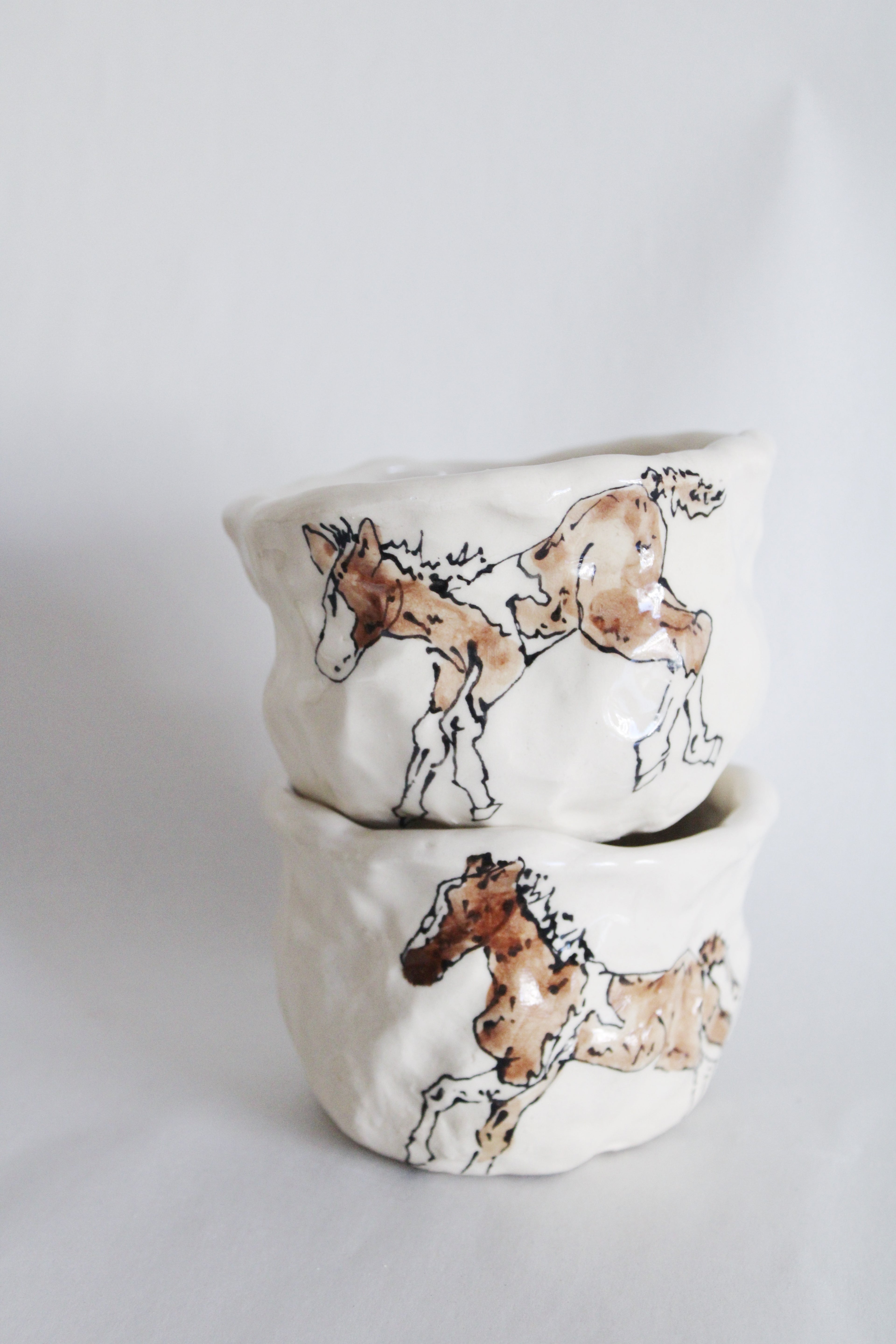 Mare and Foals Twin Set 380