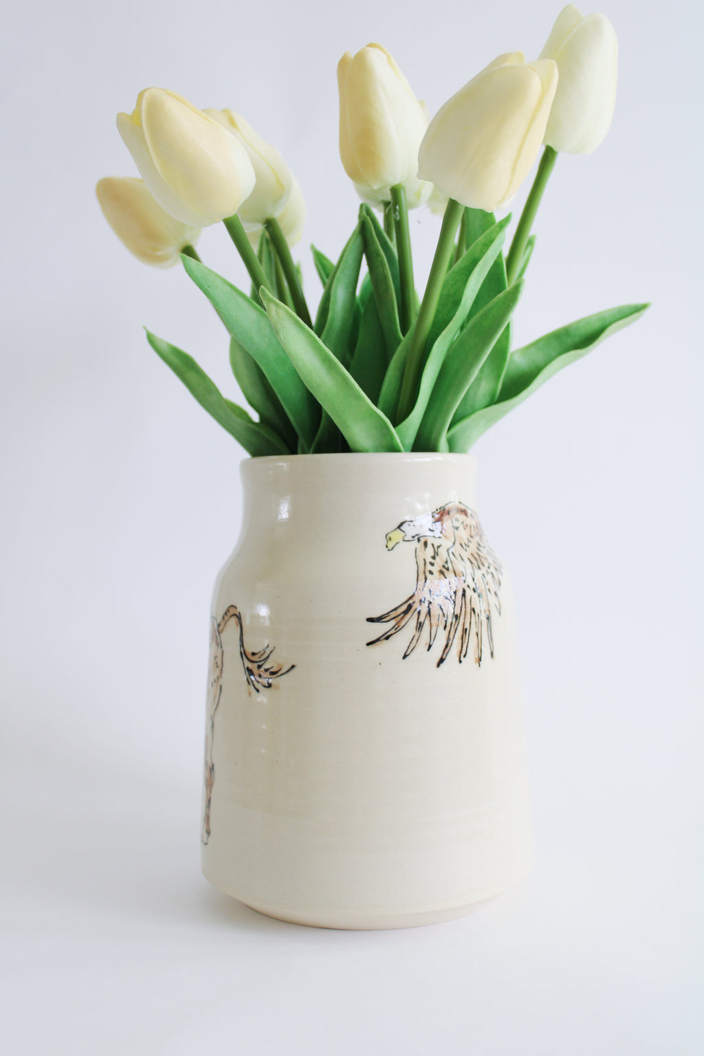 Bison and Eagle Vase 686