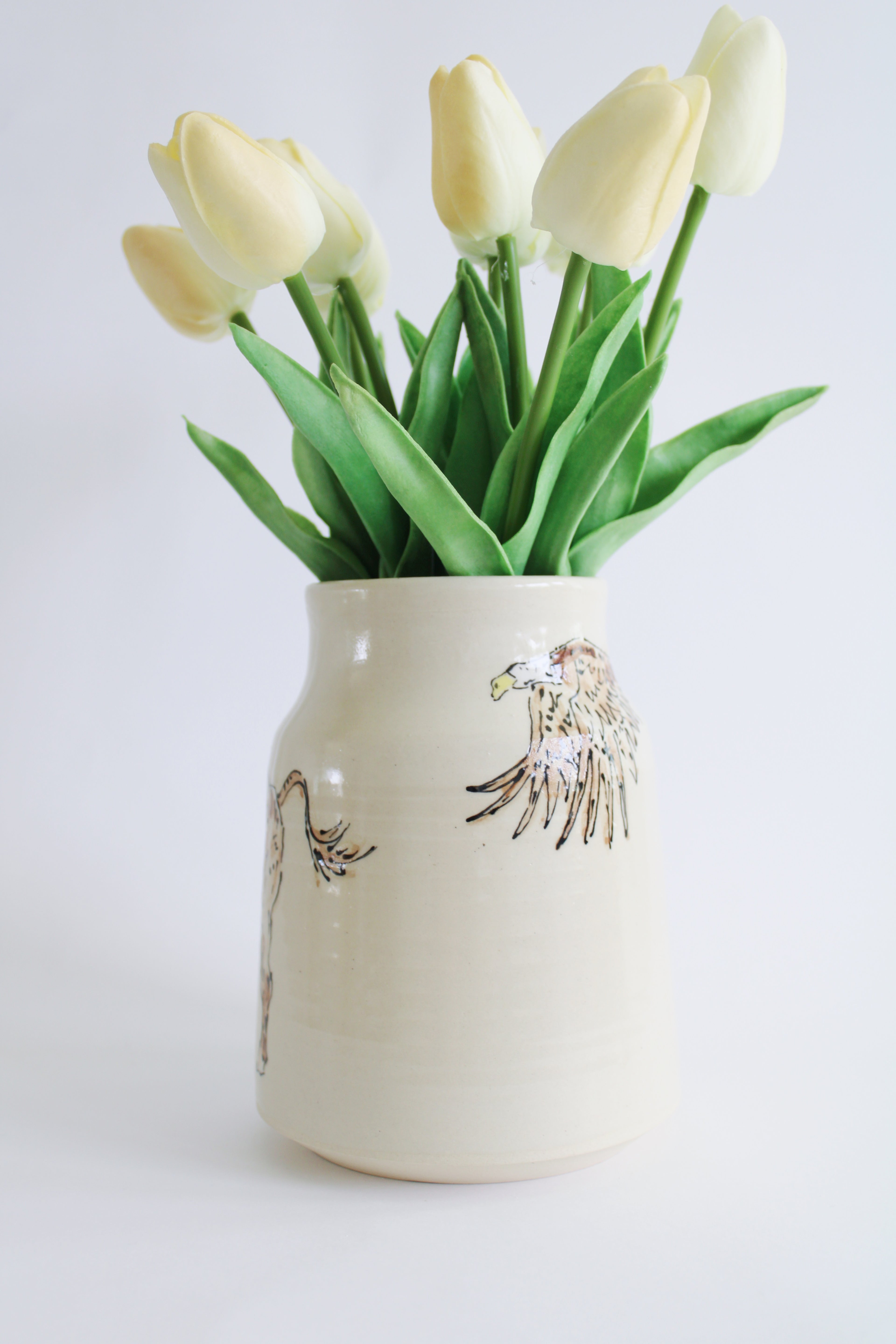Bison and Eagle Vase 686