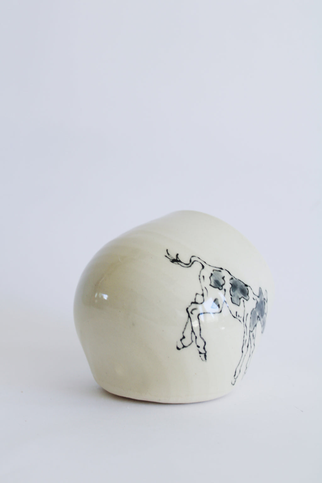Holstein Calf Salt Cellar 821