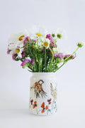Sparrows & Wildflowers Vase 864