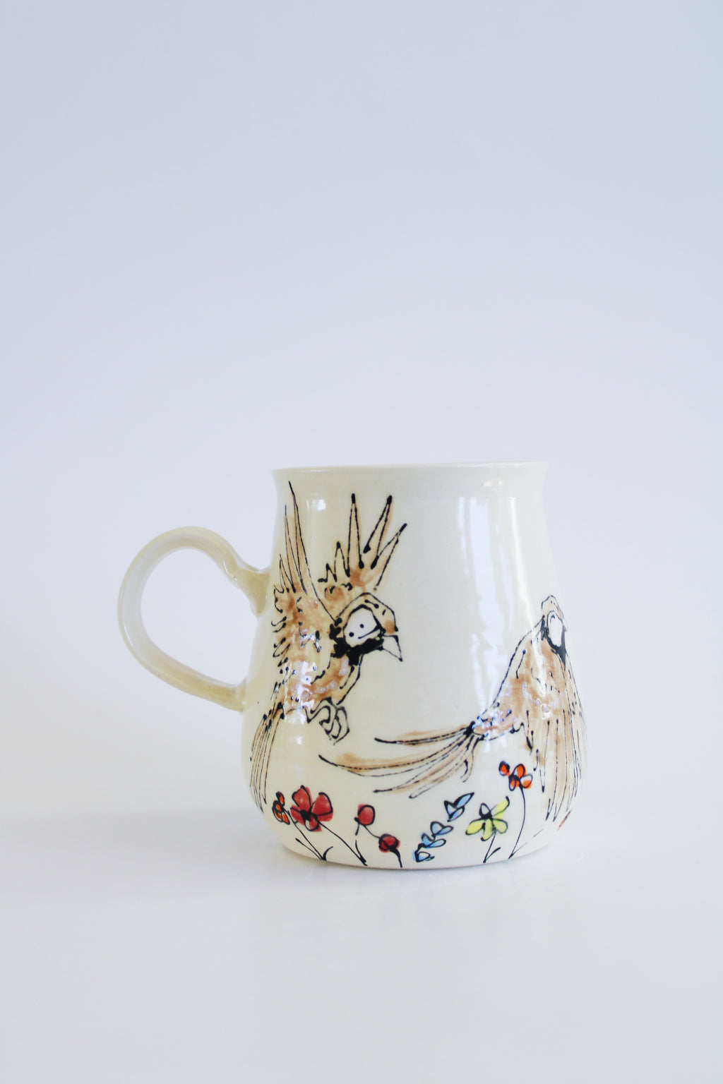 Sparrows & Wildflowers Mug 862