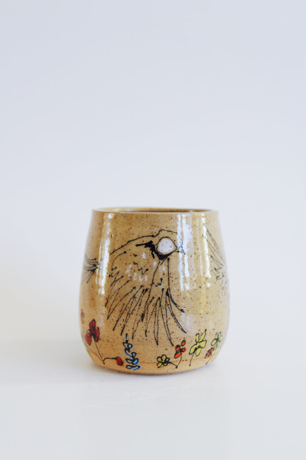 Sparrows & Wildflowers Thumbler 857