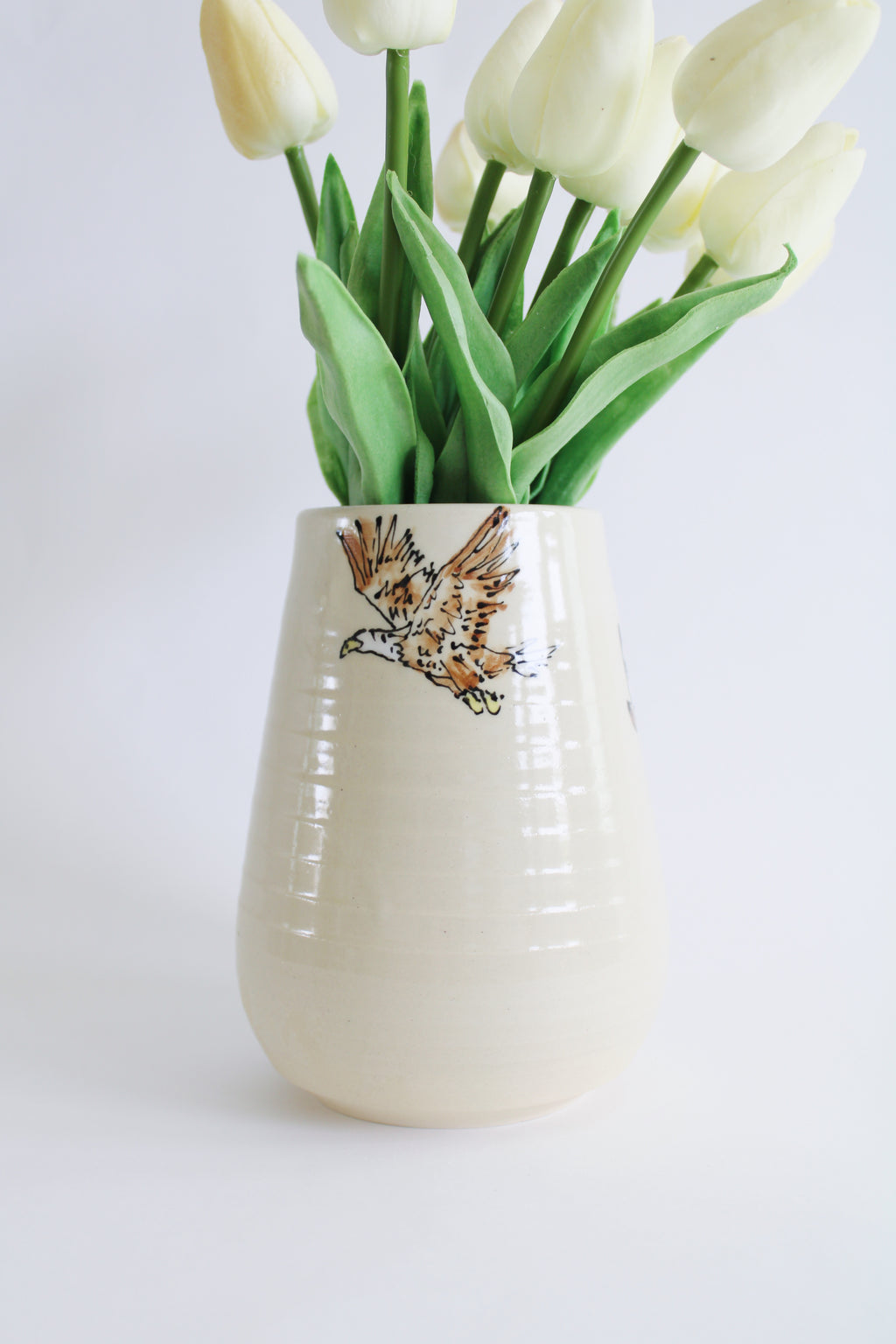 Bison and Eagle Vase 684