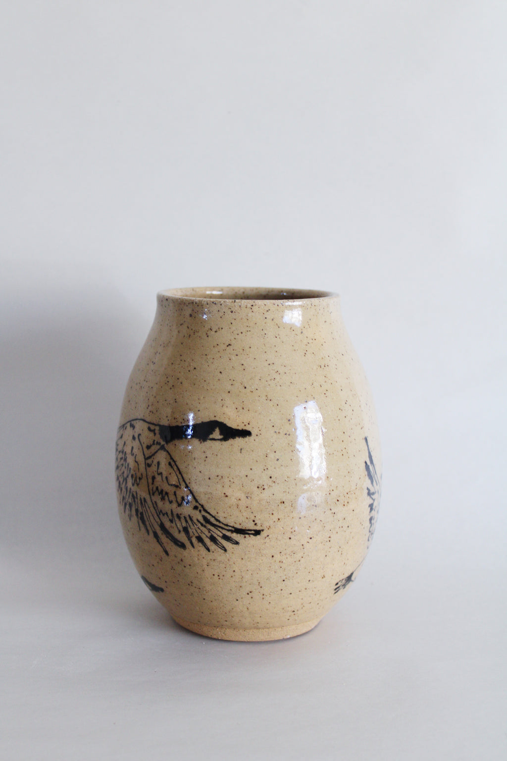 Canada Geese Vase 521