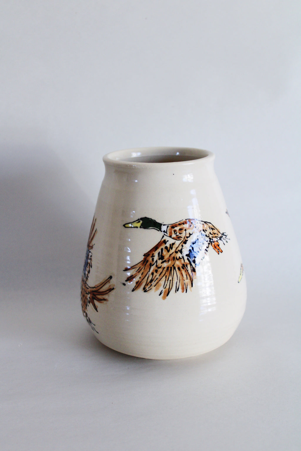 DISCOUNTED Mallard Duck Vase 519